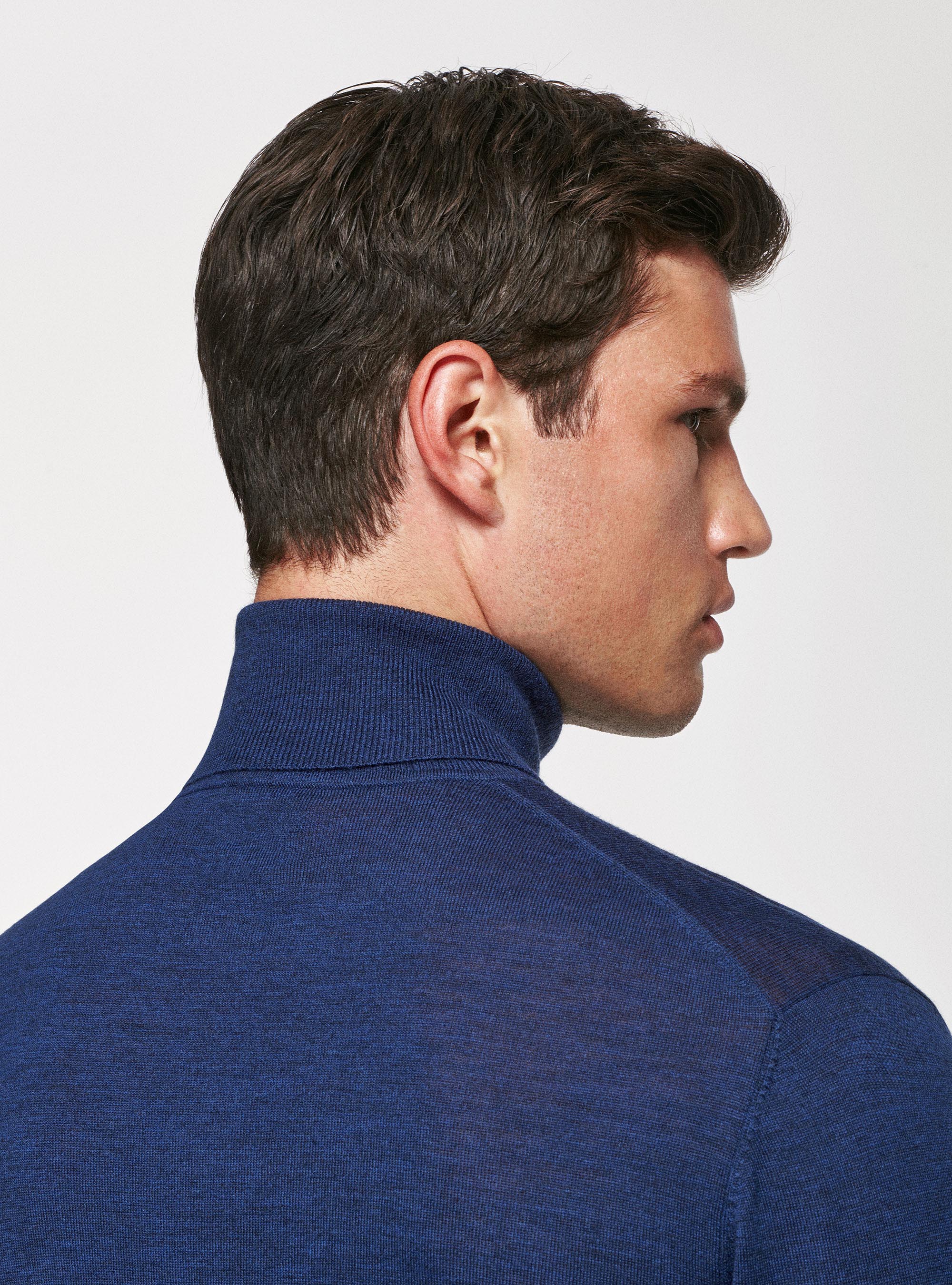 Dolcevita in pura lana merino, INCHIOSTRO