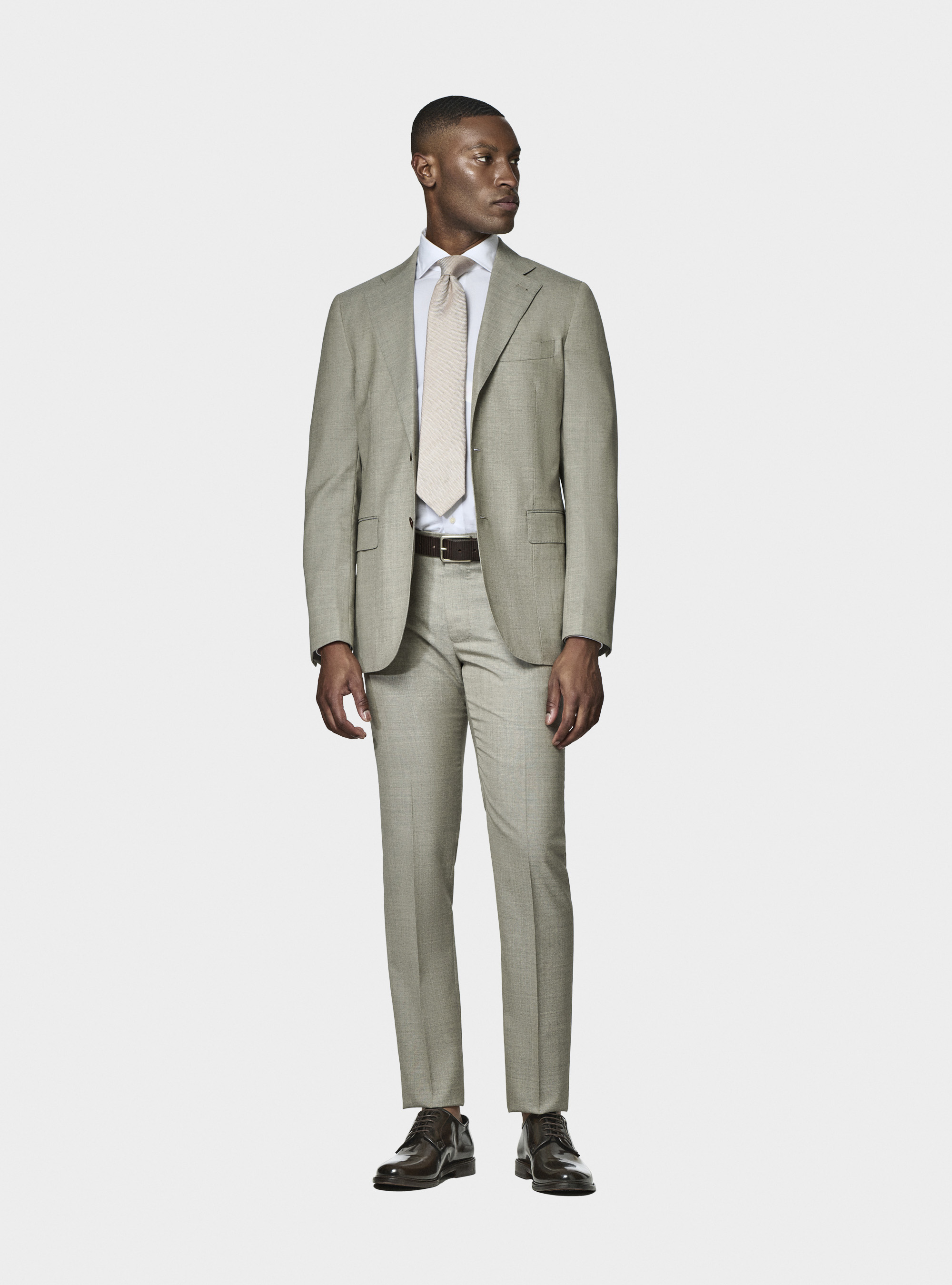 Pure wool suit blazer Vitale Barberis Canonico, ECRU