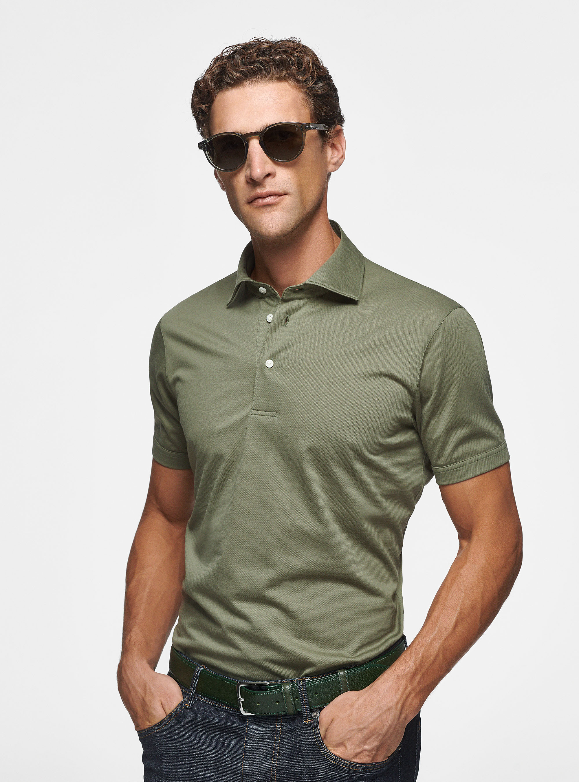 Piqu&eacute; polo shirt in COOLMAX fabric, SALVIA 0602C