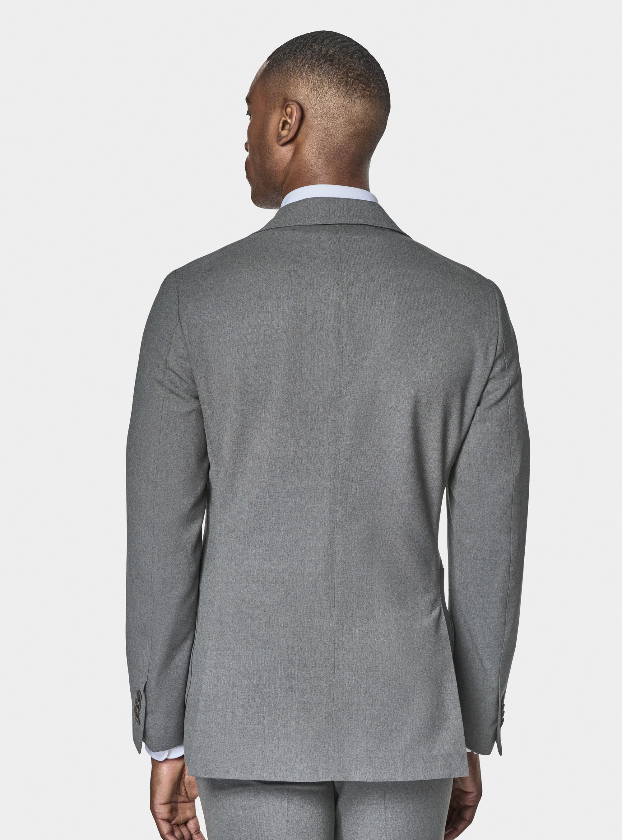 Giacca abito travel in pura lana Cerruti, GRIGIO CHIARO