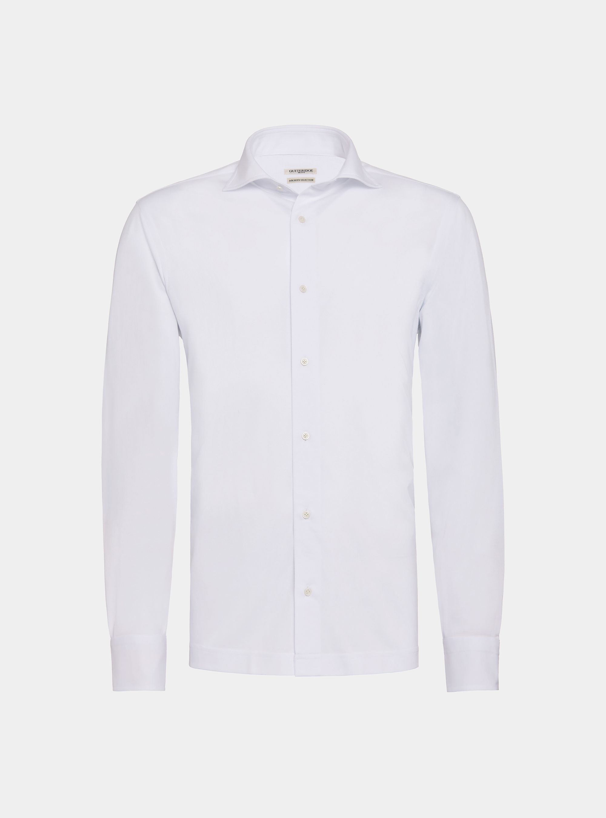 COOLMAX fabric pique shirt, WHITE