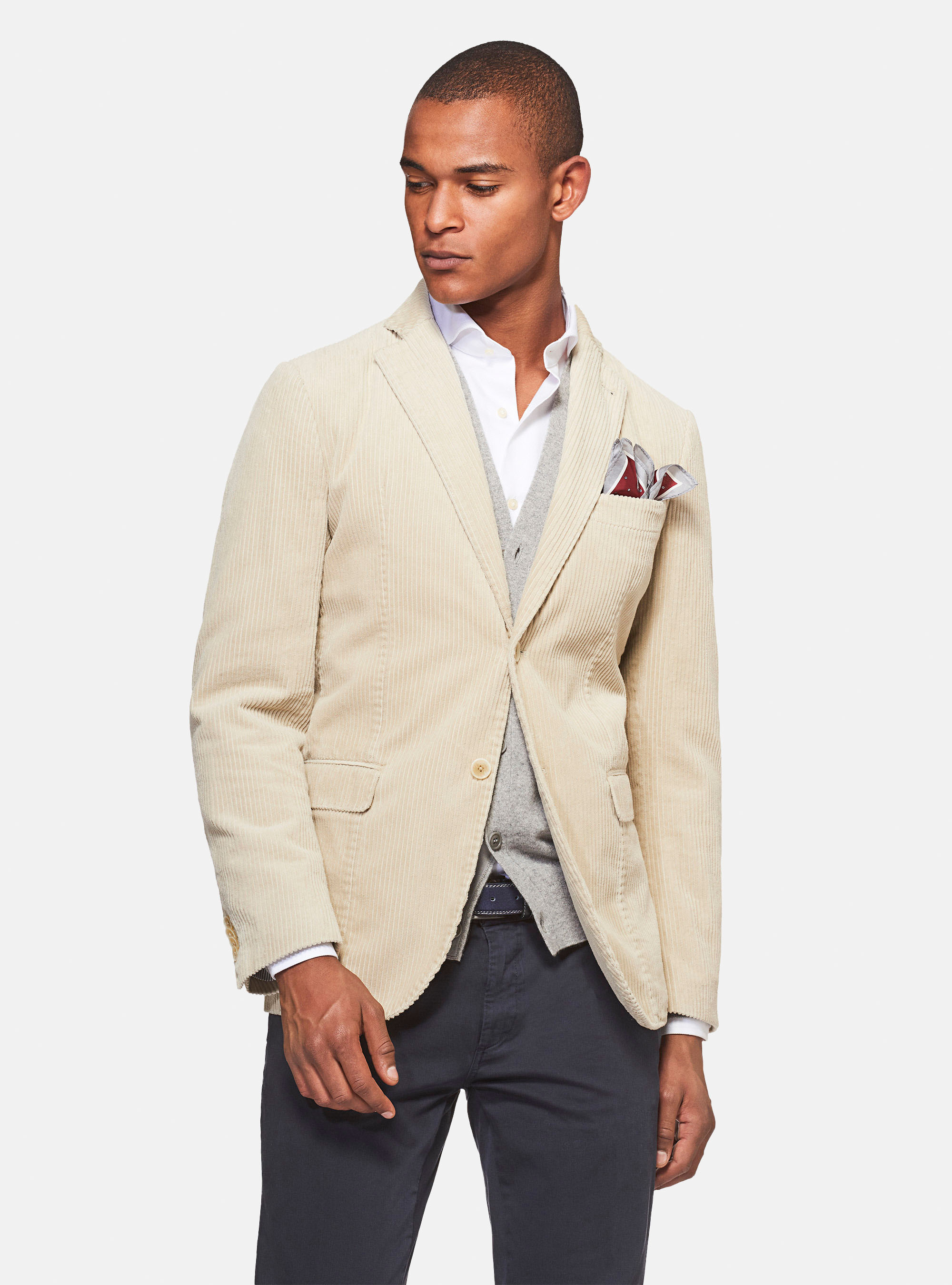 Velvet blazer, OFF-WHITE