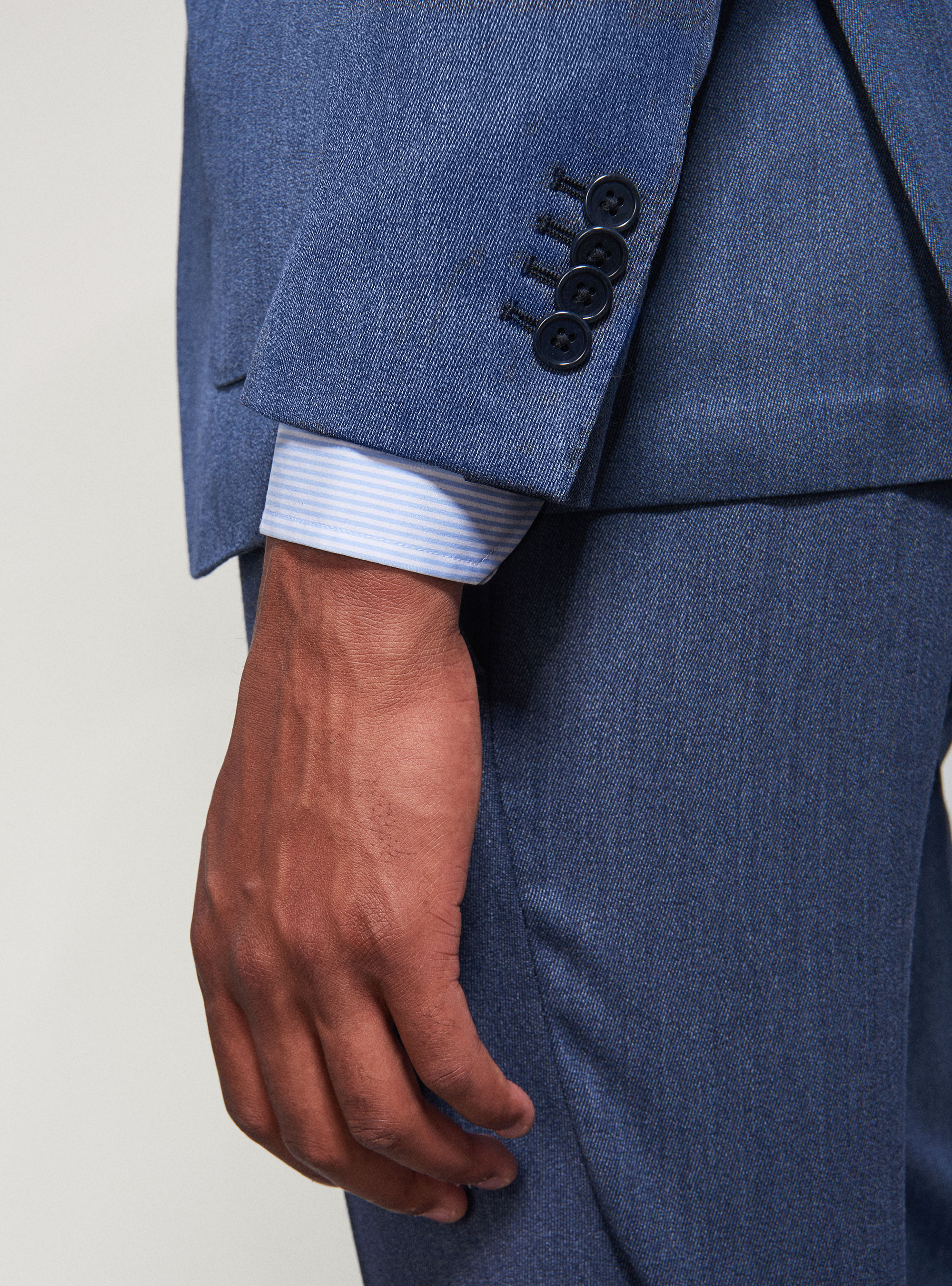 Giacca per abito in lana, INCHIOSTRO