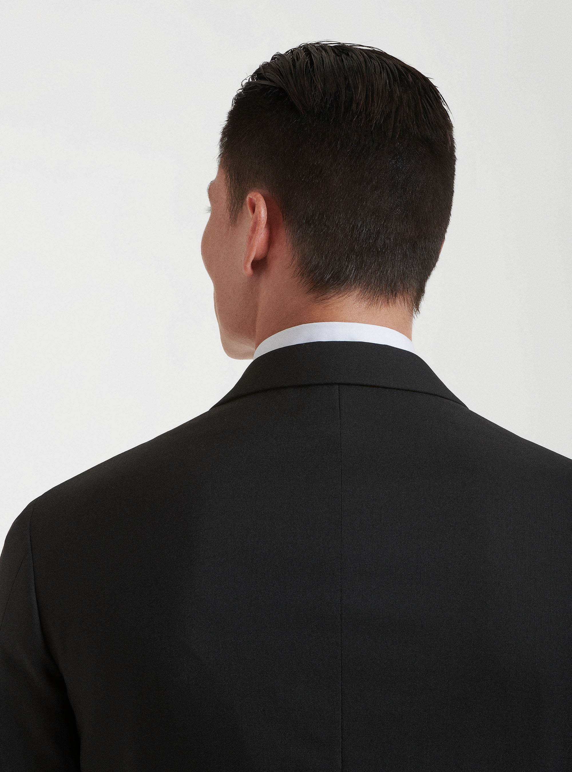 Giacca per smoking in pura lana Vitale Barberis Canonico, NERO