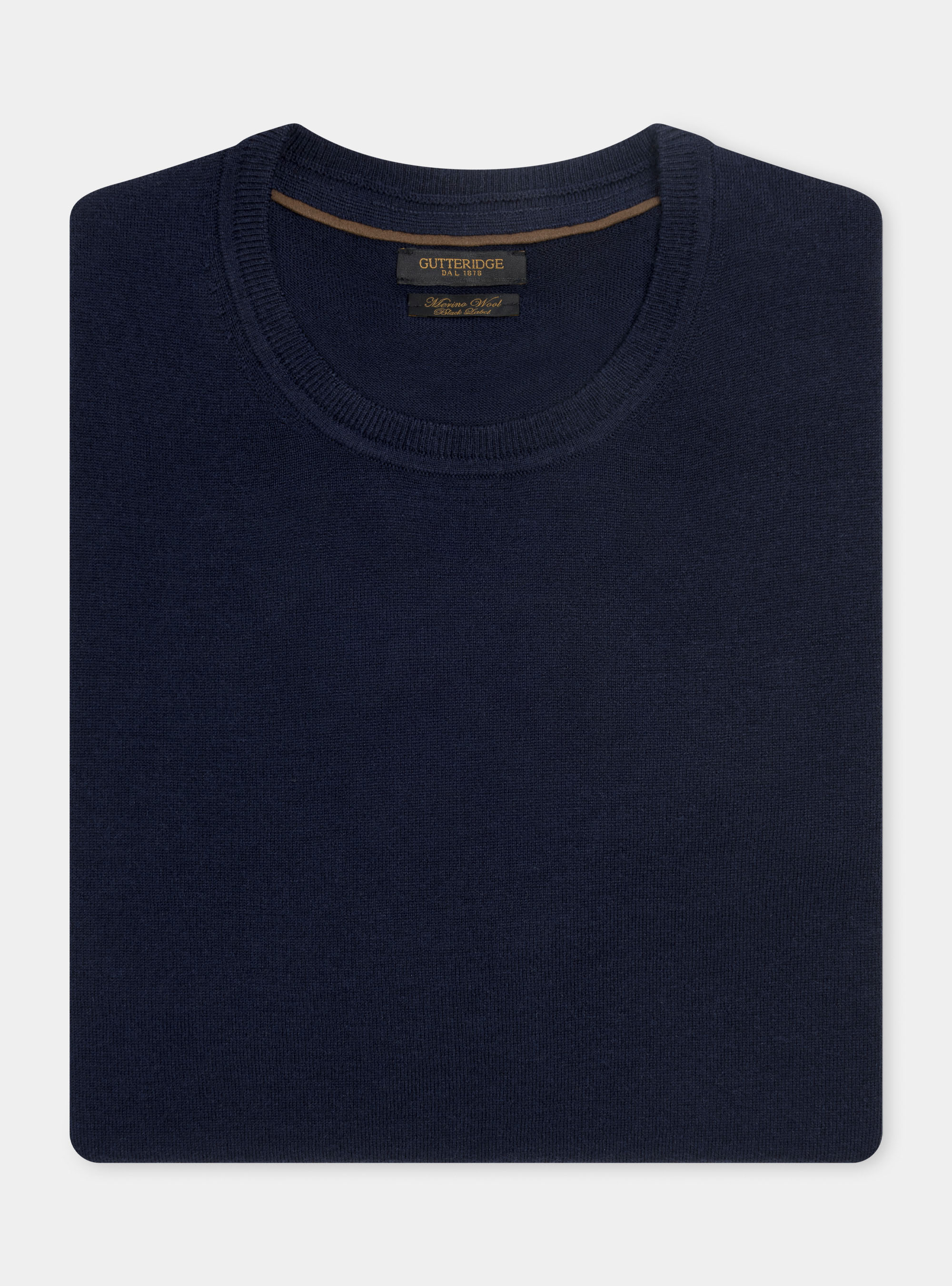 Maglia in pura lana merino, BLU NAVY