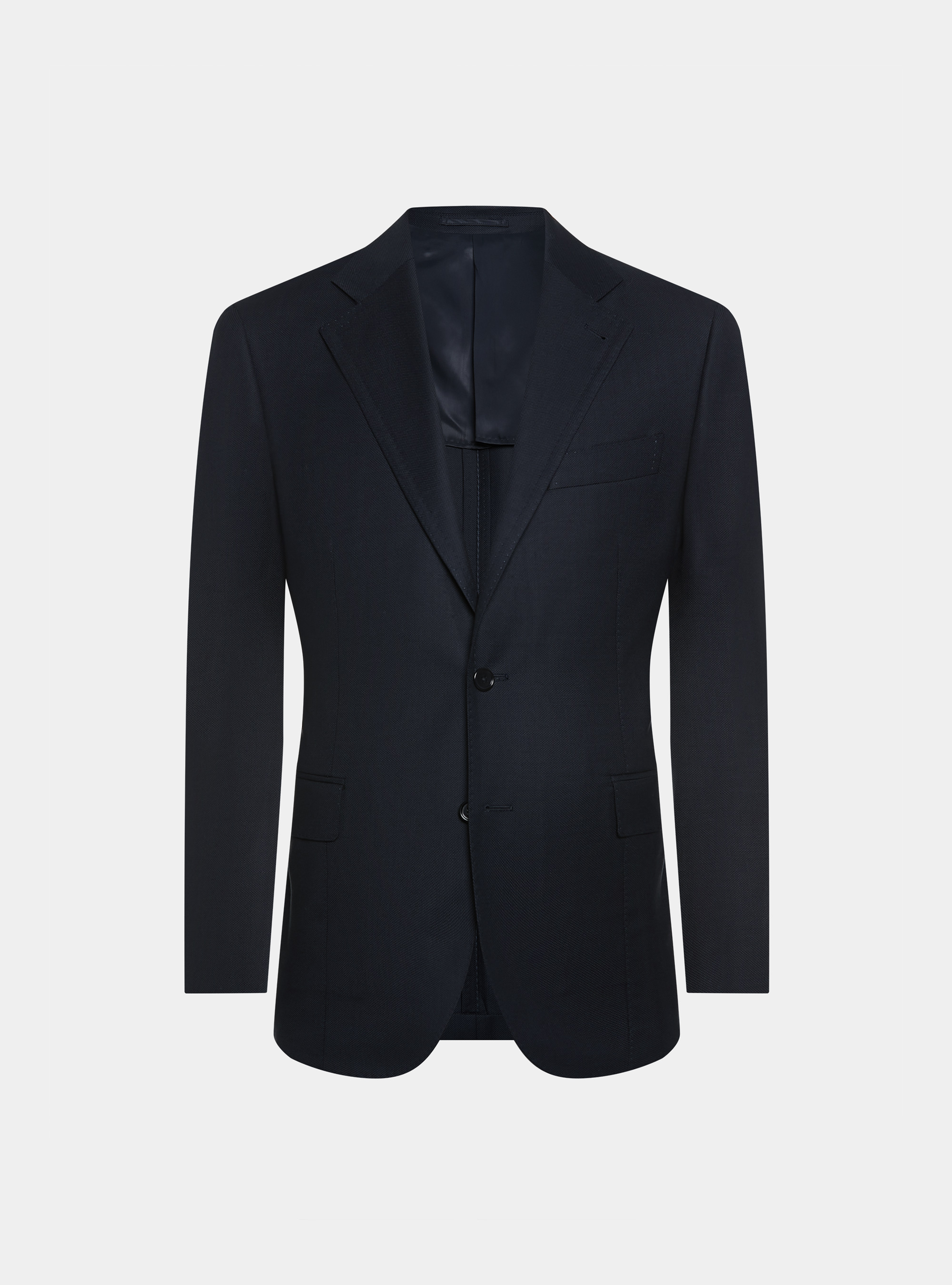 Pure wool partridge eye blazer, NAVY BLUE