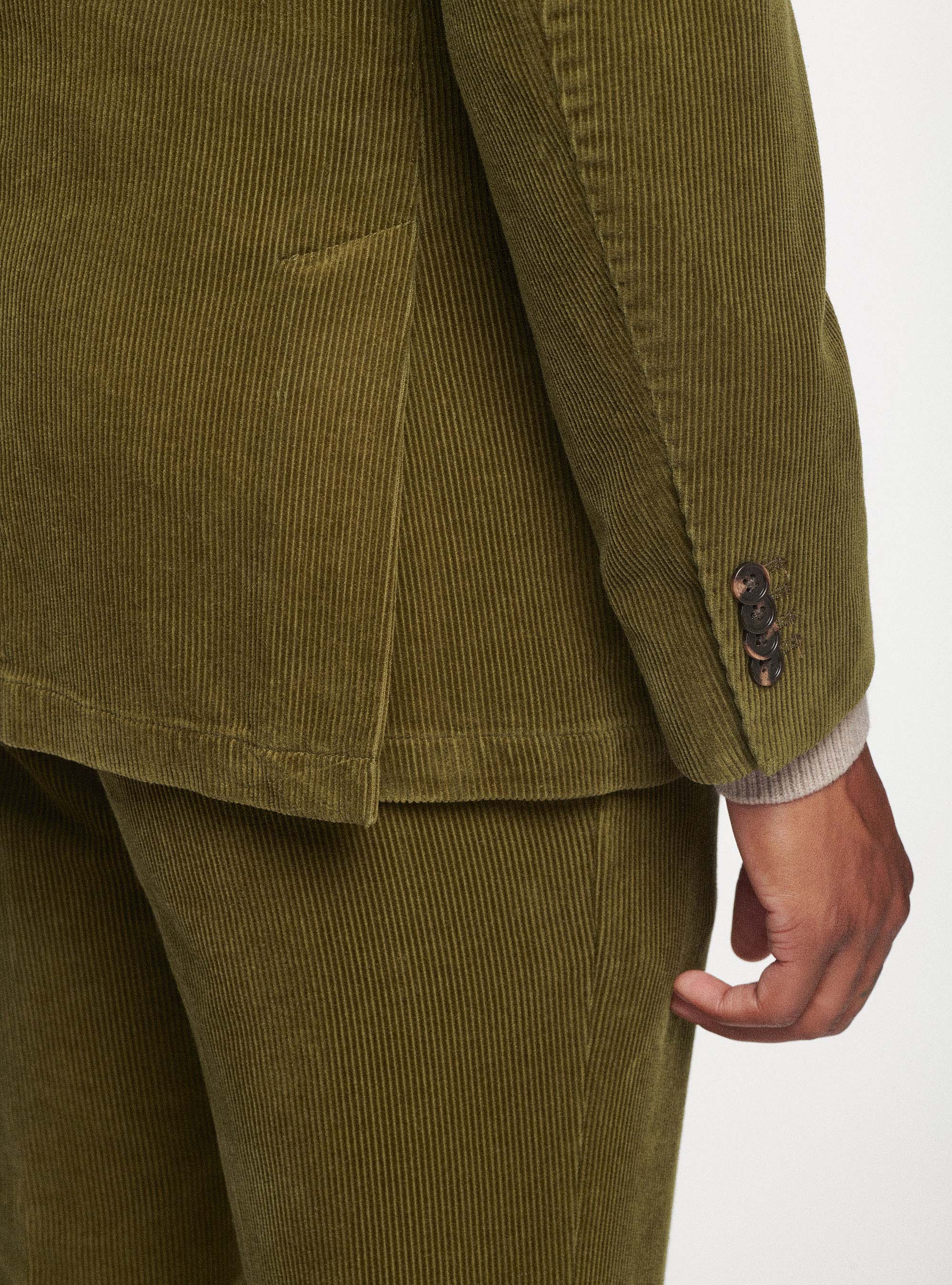 Giacca in velluto, OLIVA
