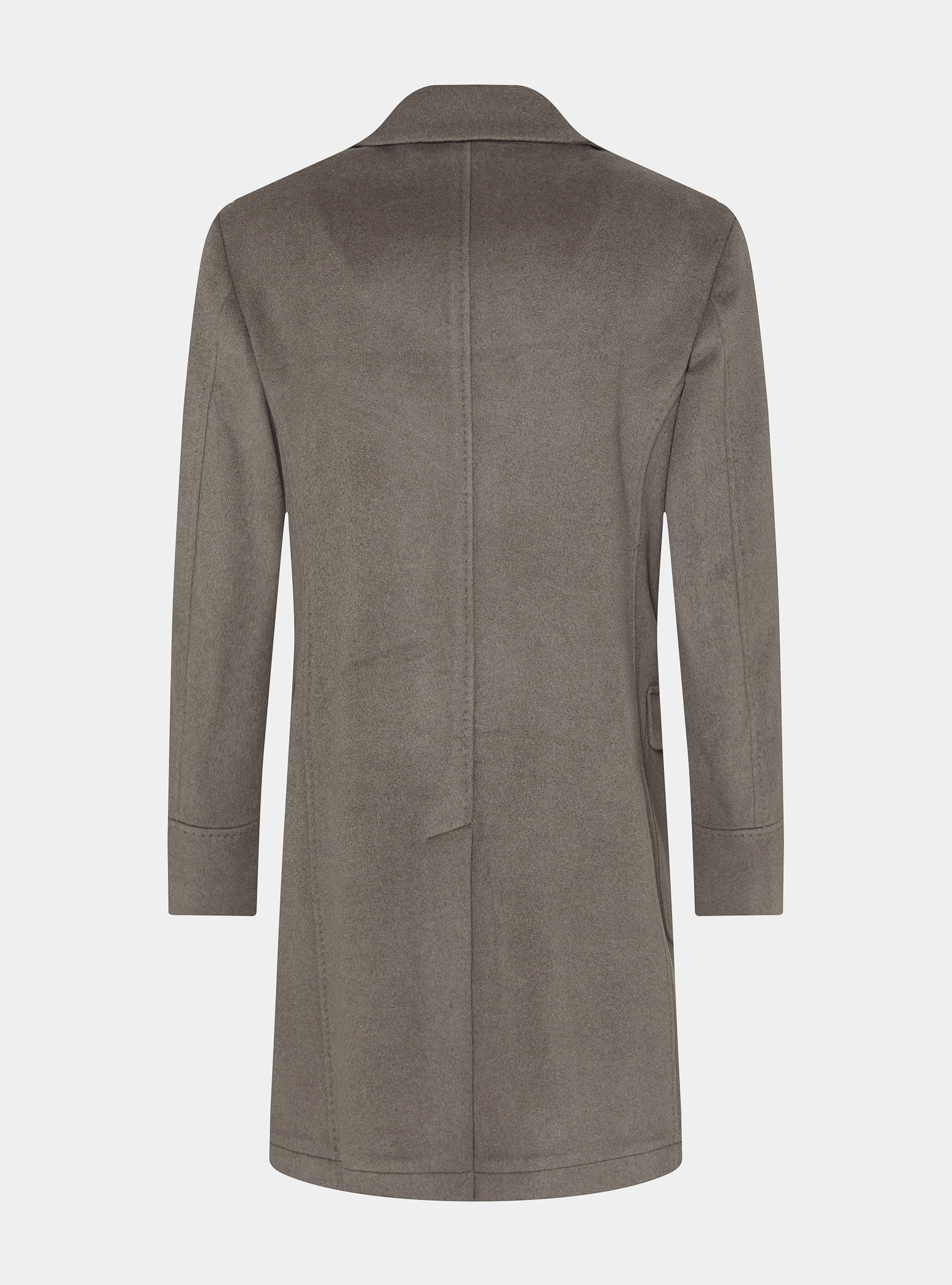 Abrigo con doble botonadura de lana de cachemira, SALVIA 0602C