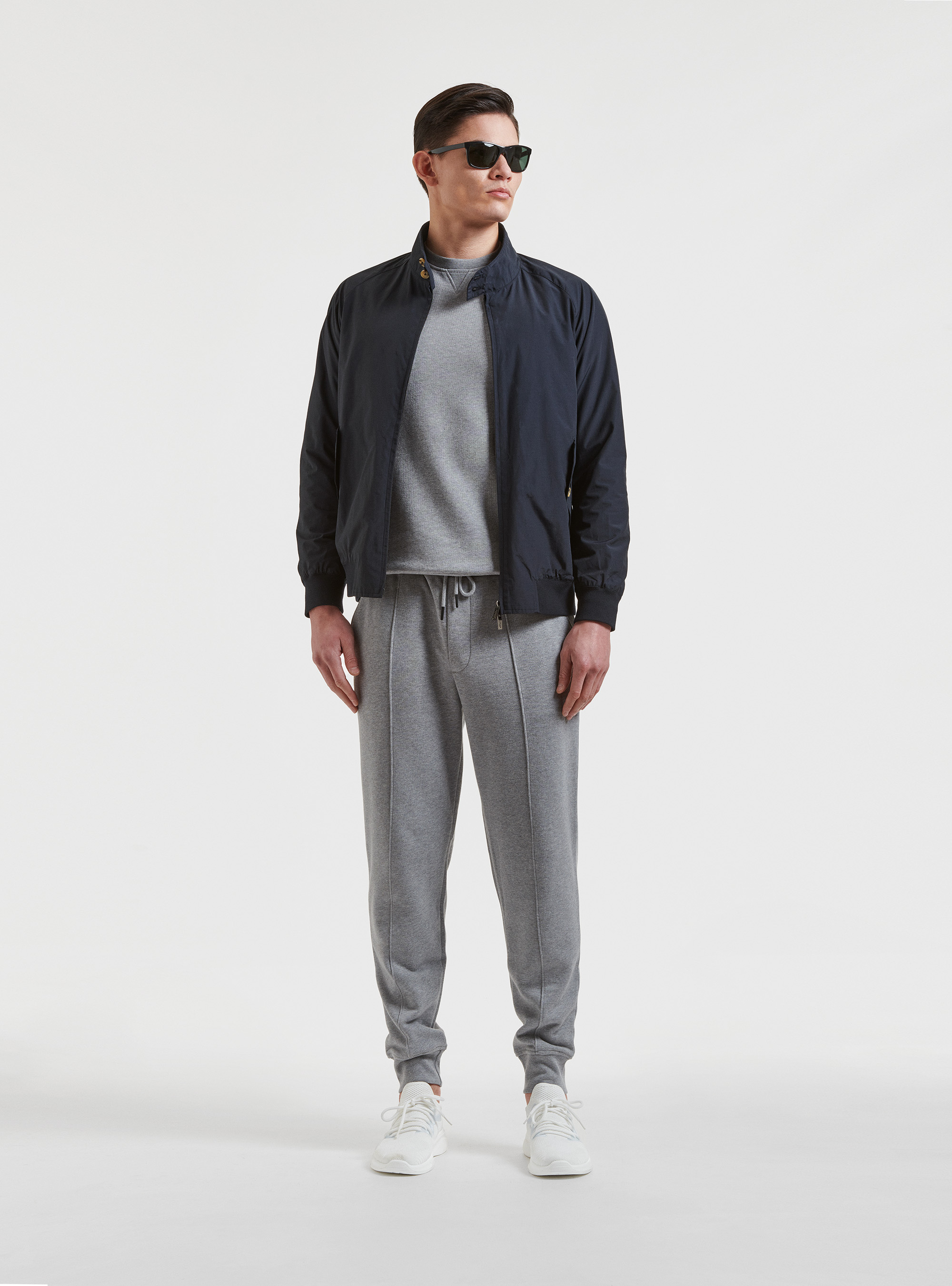 Felpa tinta unita, GRIGIO CHIARO MELANGE