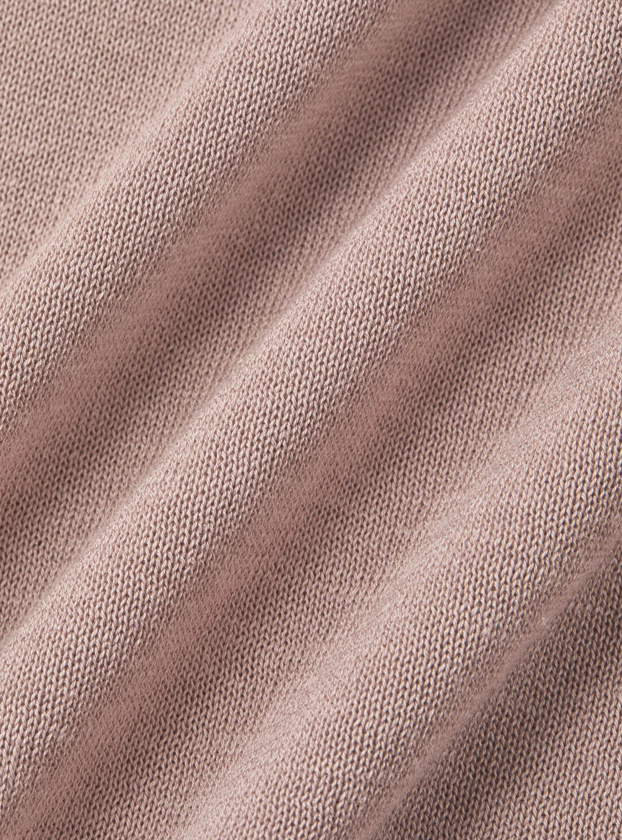Polo en coton et soie, 0441C ROSA SCURO