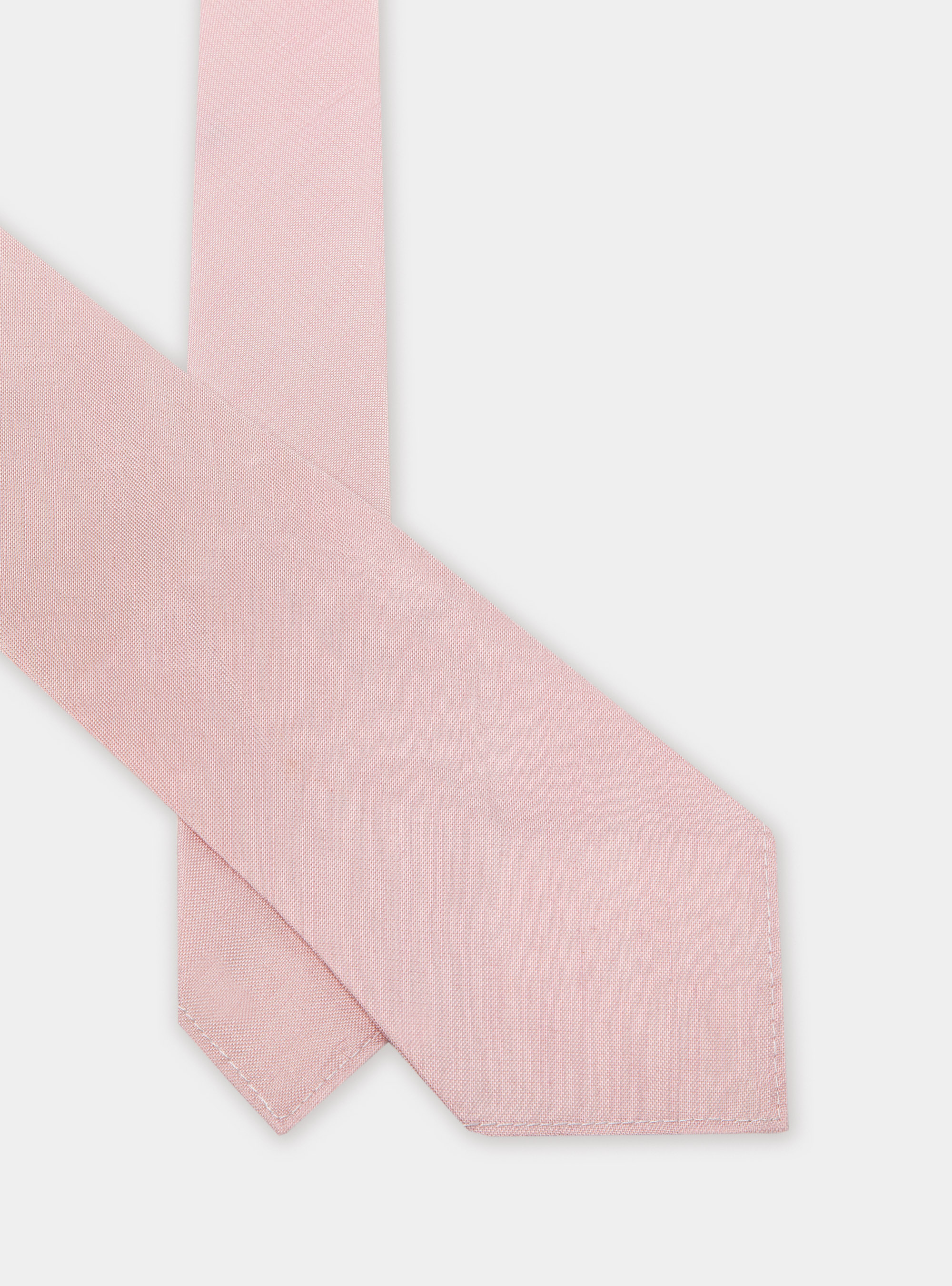 Cravatta in seta e lino, 0441C ROSA SCURO