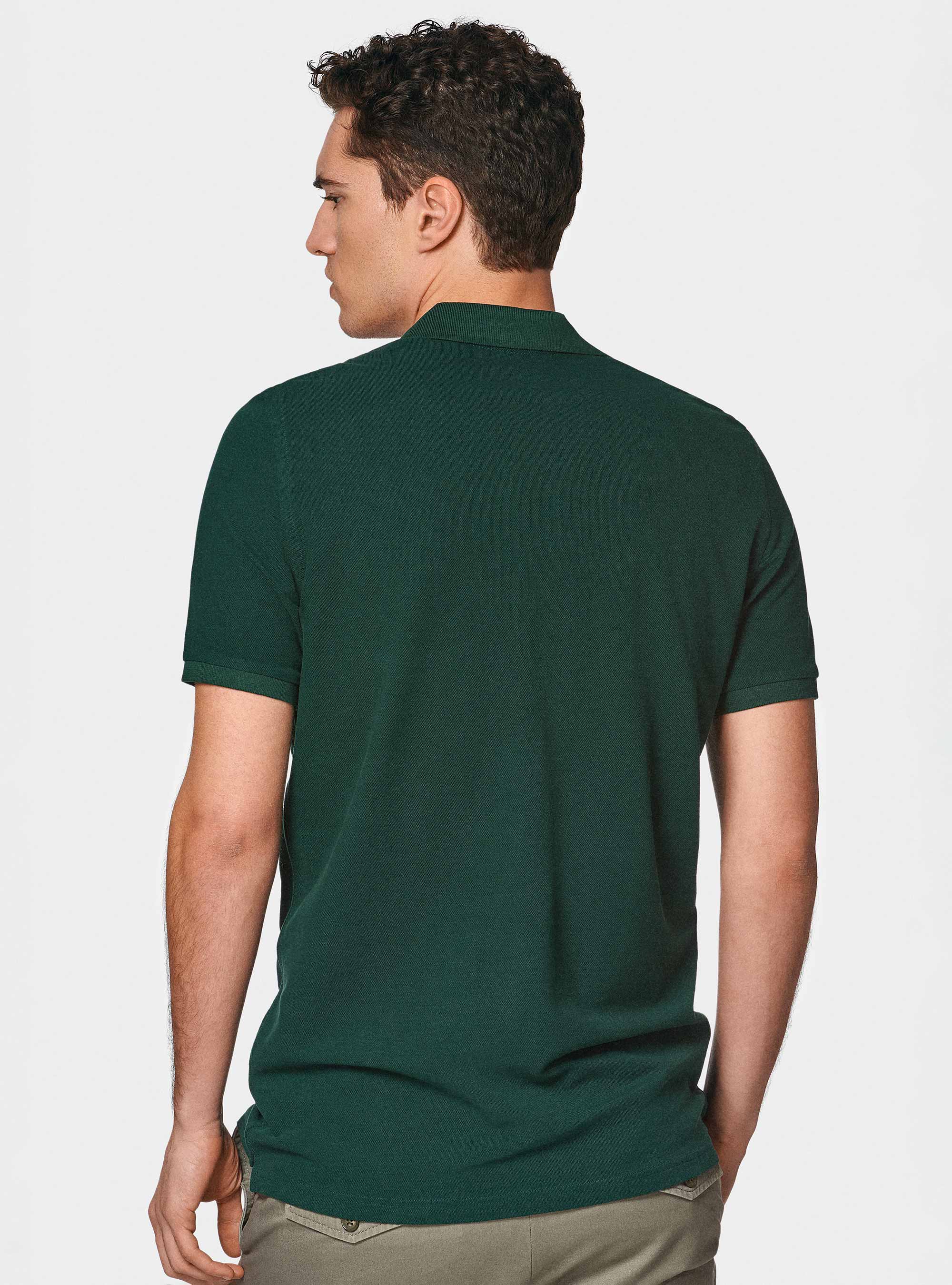 Polo classica in piquet, OLIVA