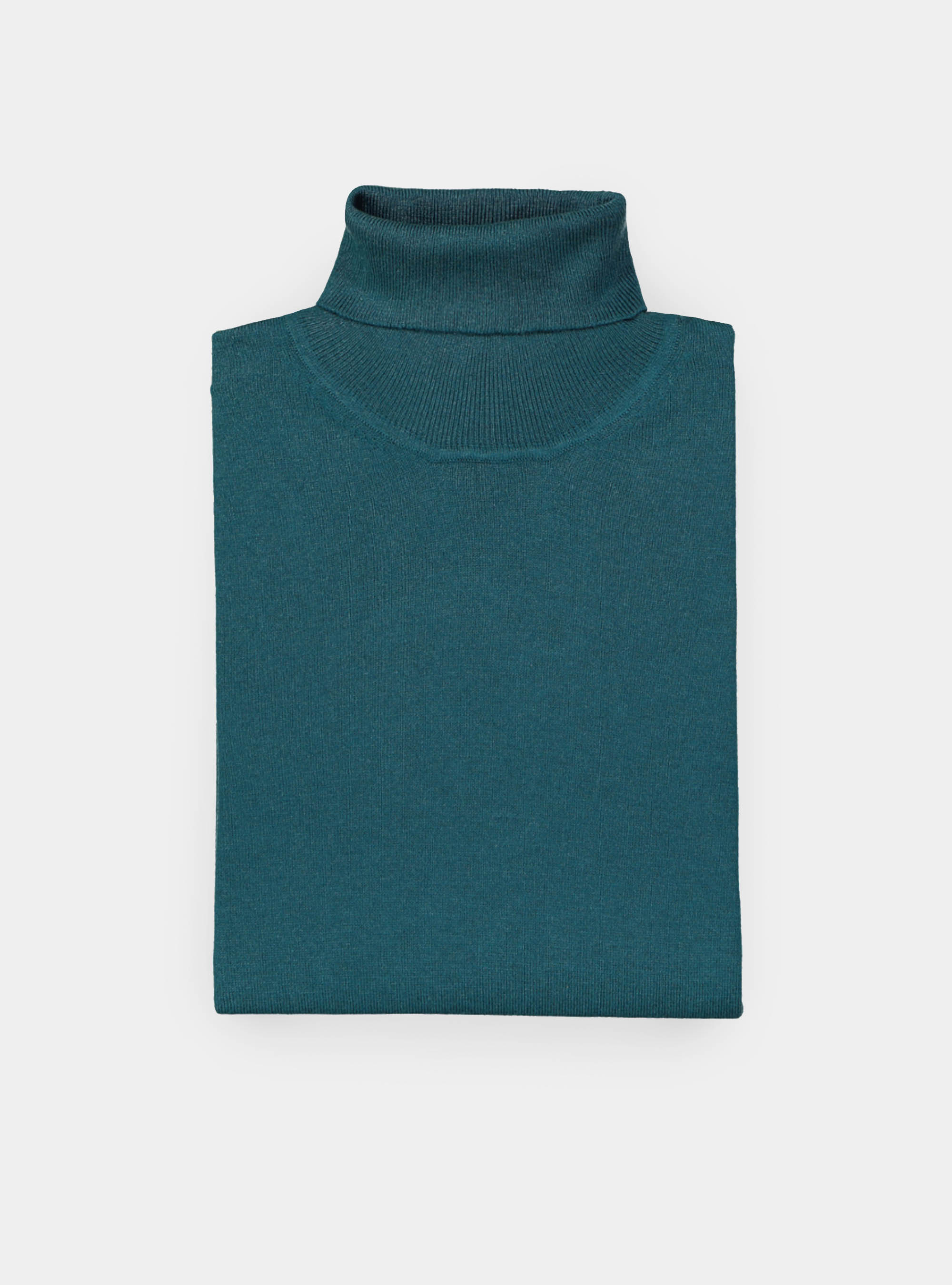 Gutteridge - Dolcevita in misto lana, Unisex, Petrolio, Taglia: XL