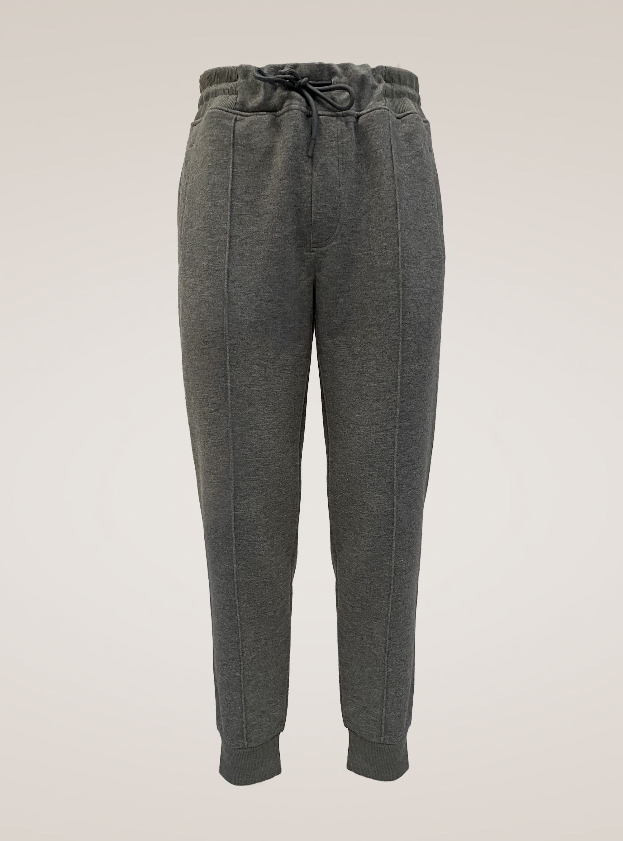 Pantalones de sudadera de mezcla de algod&oacute;n, GRIS MARENGO