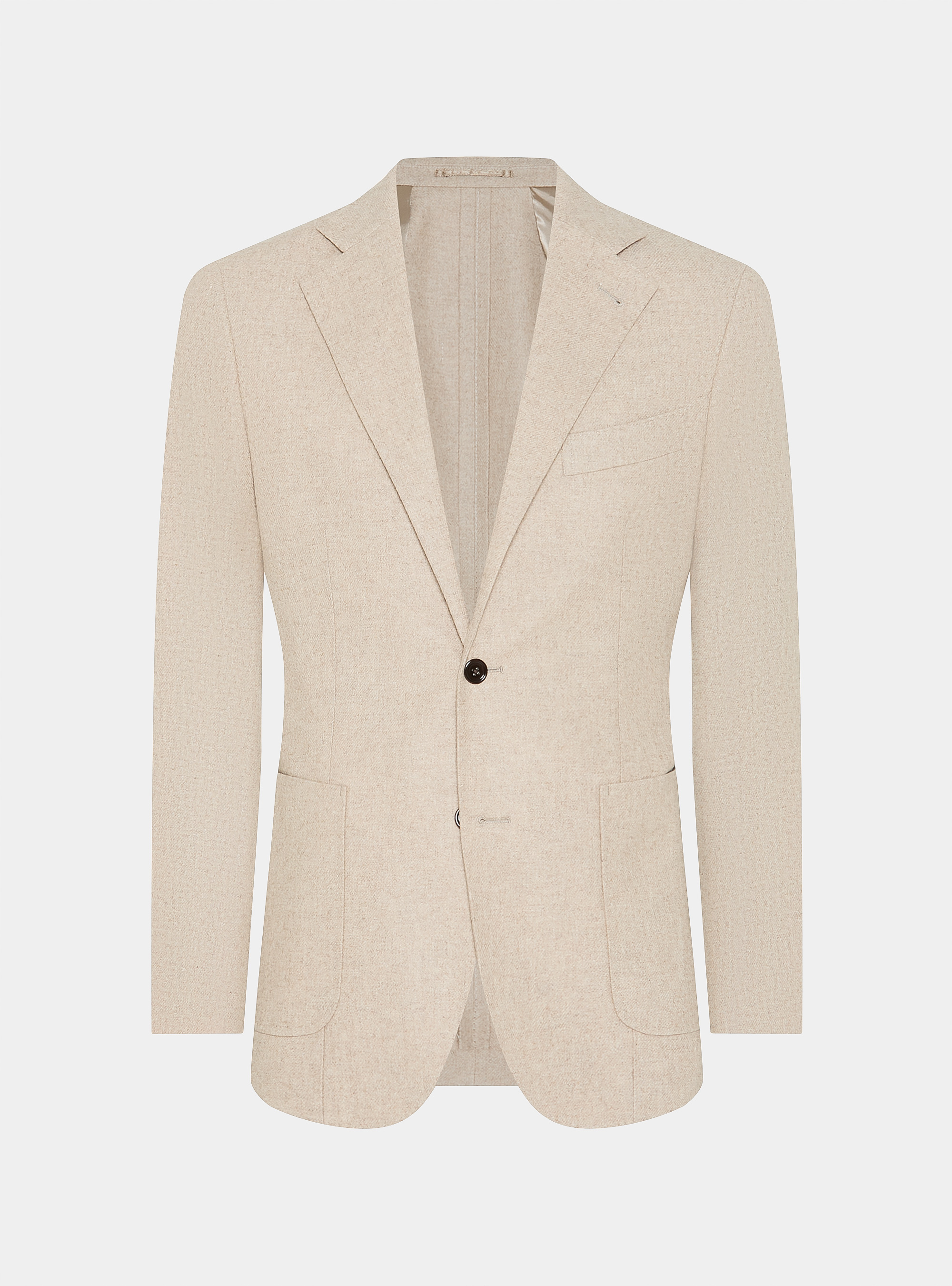 Giacca in flanella di misto lana, SABBIA