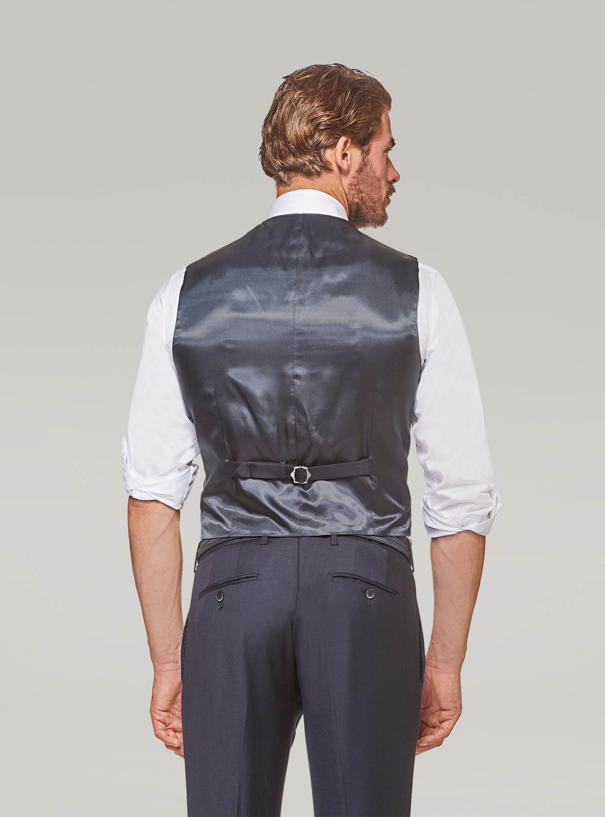 Gilet in lana, BLU NAVY