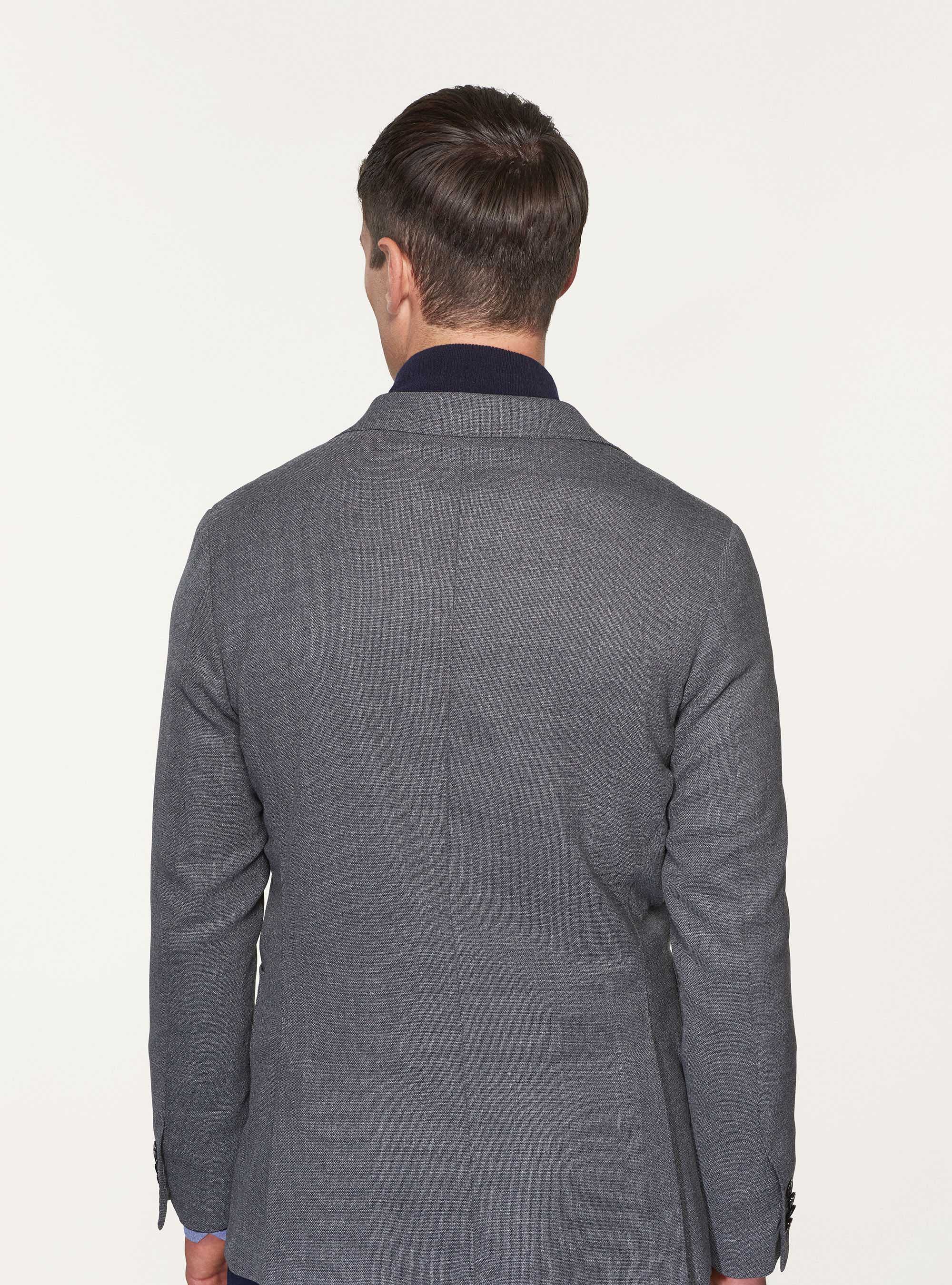 Giacca in lana stretch Reda Flexo, GRIGIO CHIARO