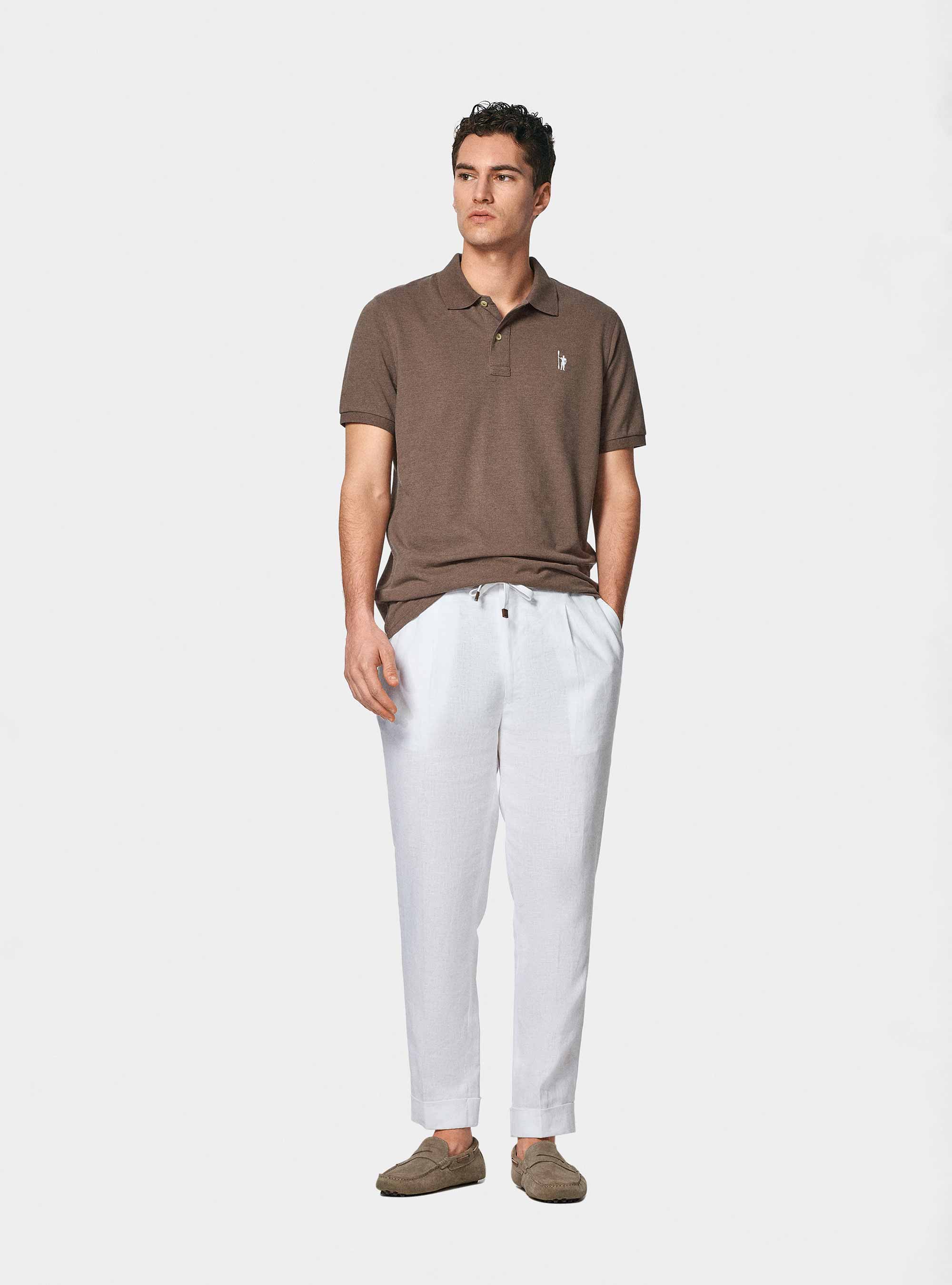 Polo classique en piqué, BOUE