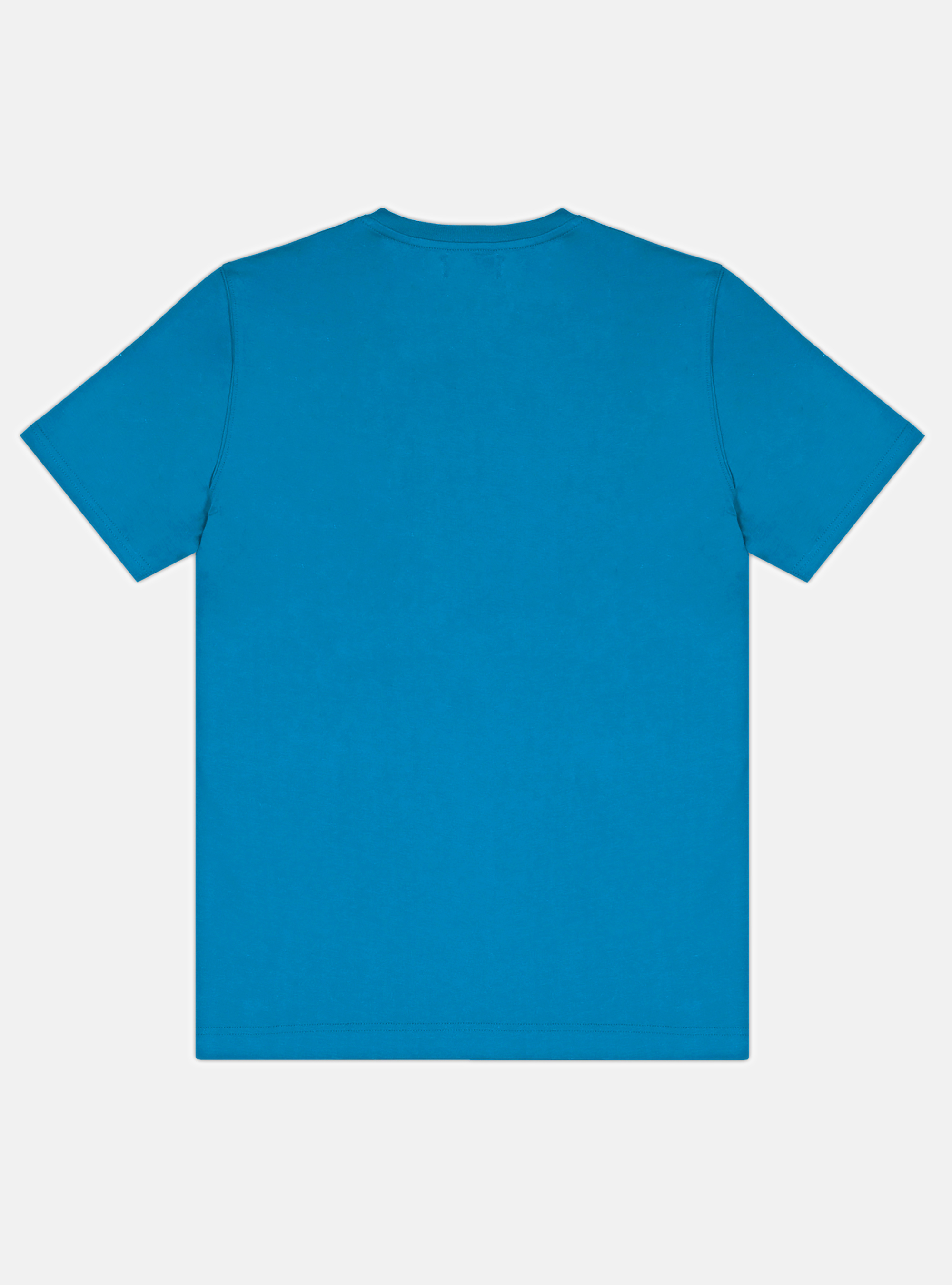 CAMISETA DE PUNTO MEDIA MANGA, LISA, TURCHESE 0258C