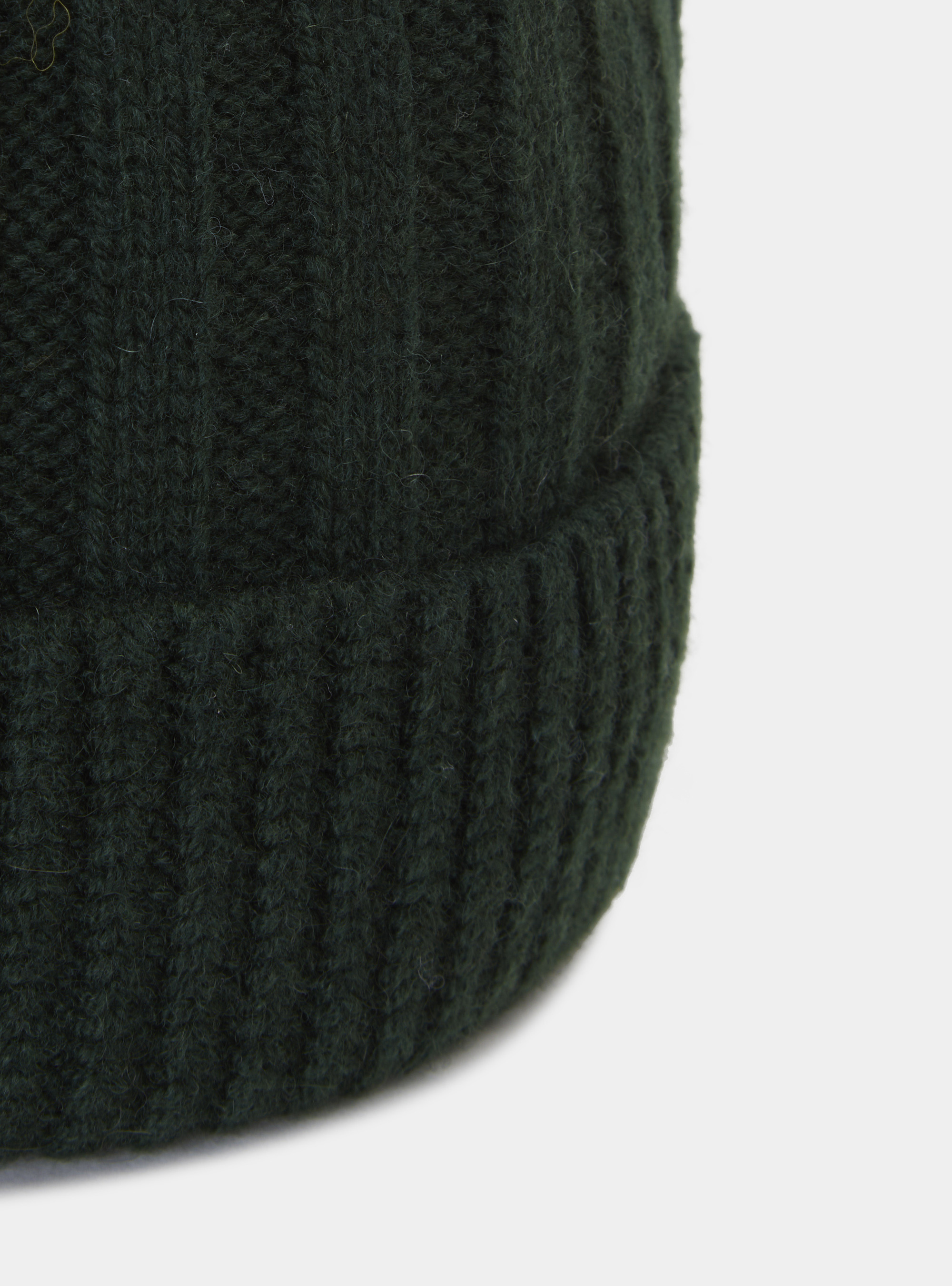 Berretto costa inglese in pura lana e cashmere, VERDE