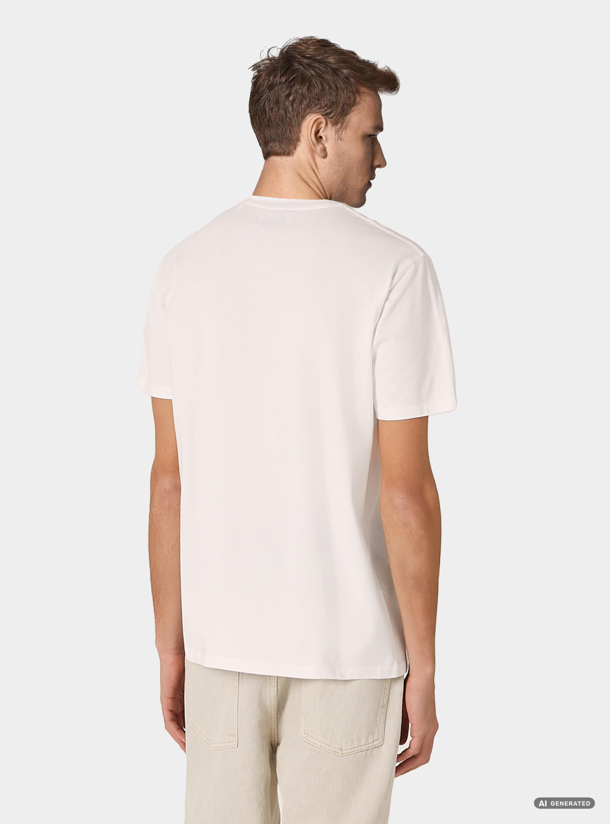 T-shirt in cotone con stampa "j'adore capri", BLANCO
