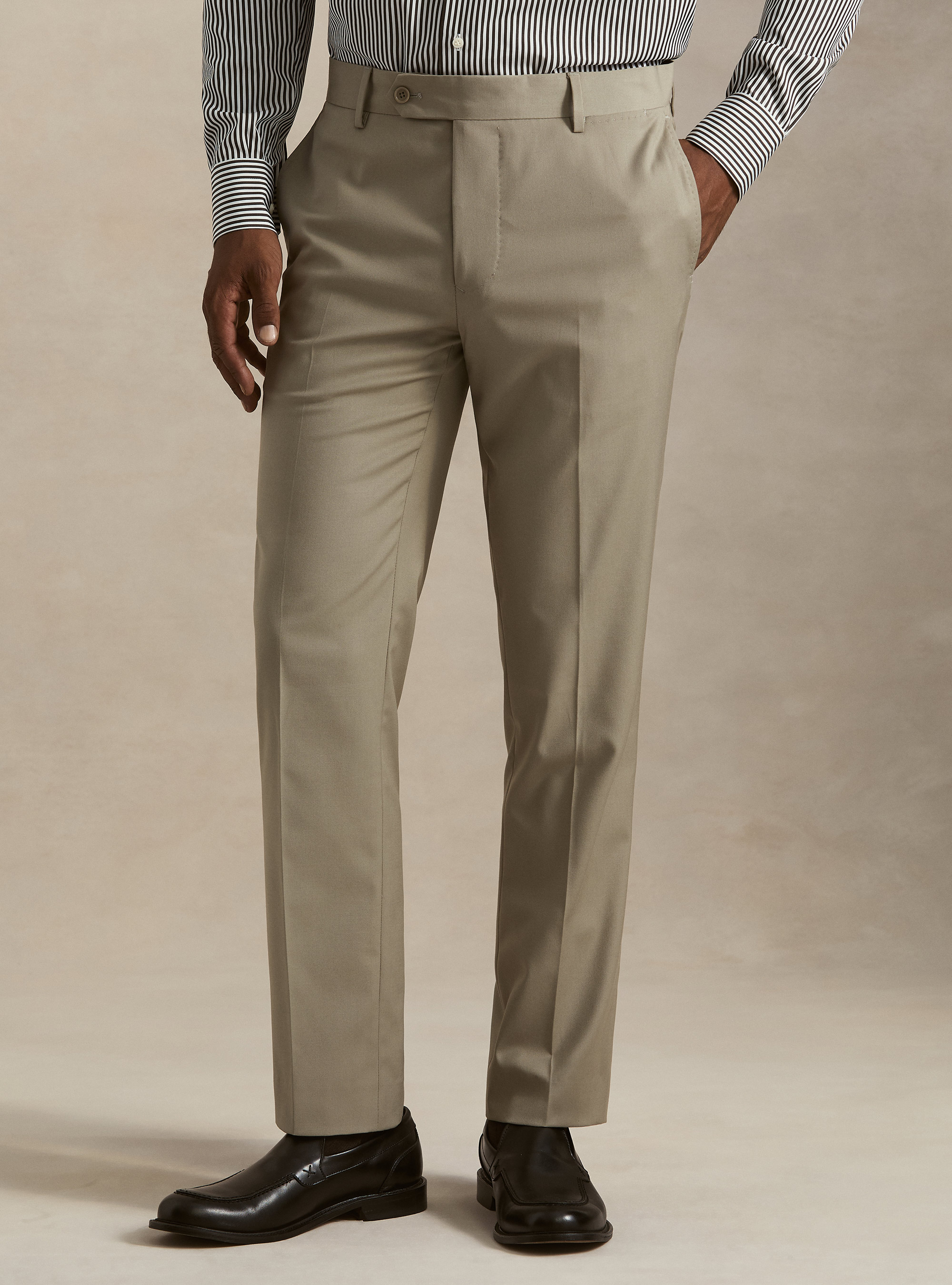 Slim fit classic suit trousers, SABBIA 0591C