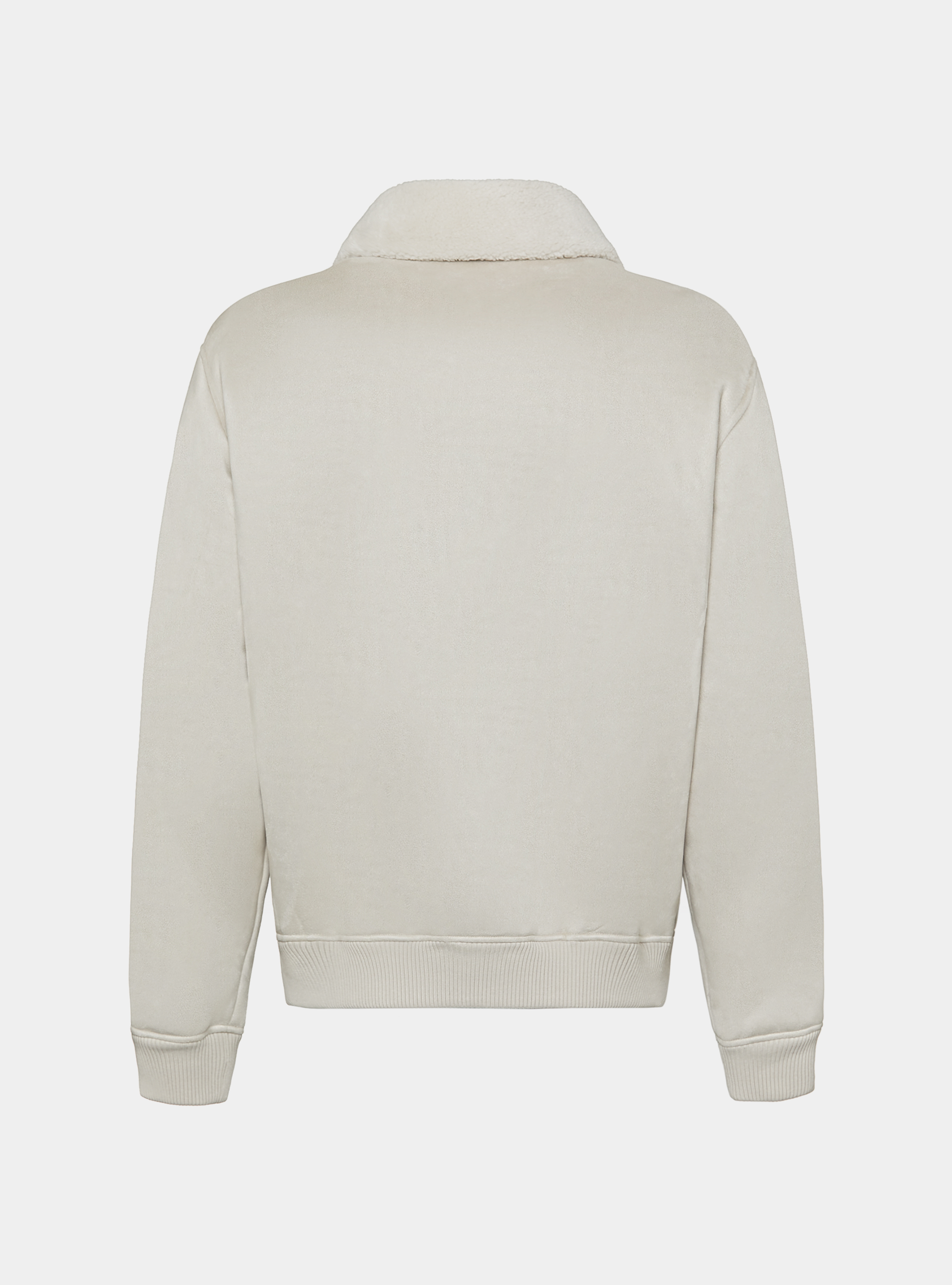 Montone effetto suede, PANNA