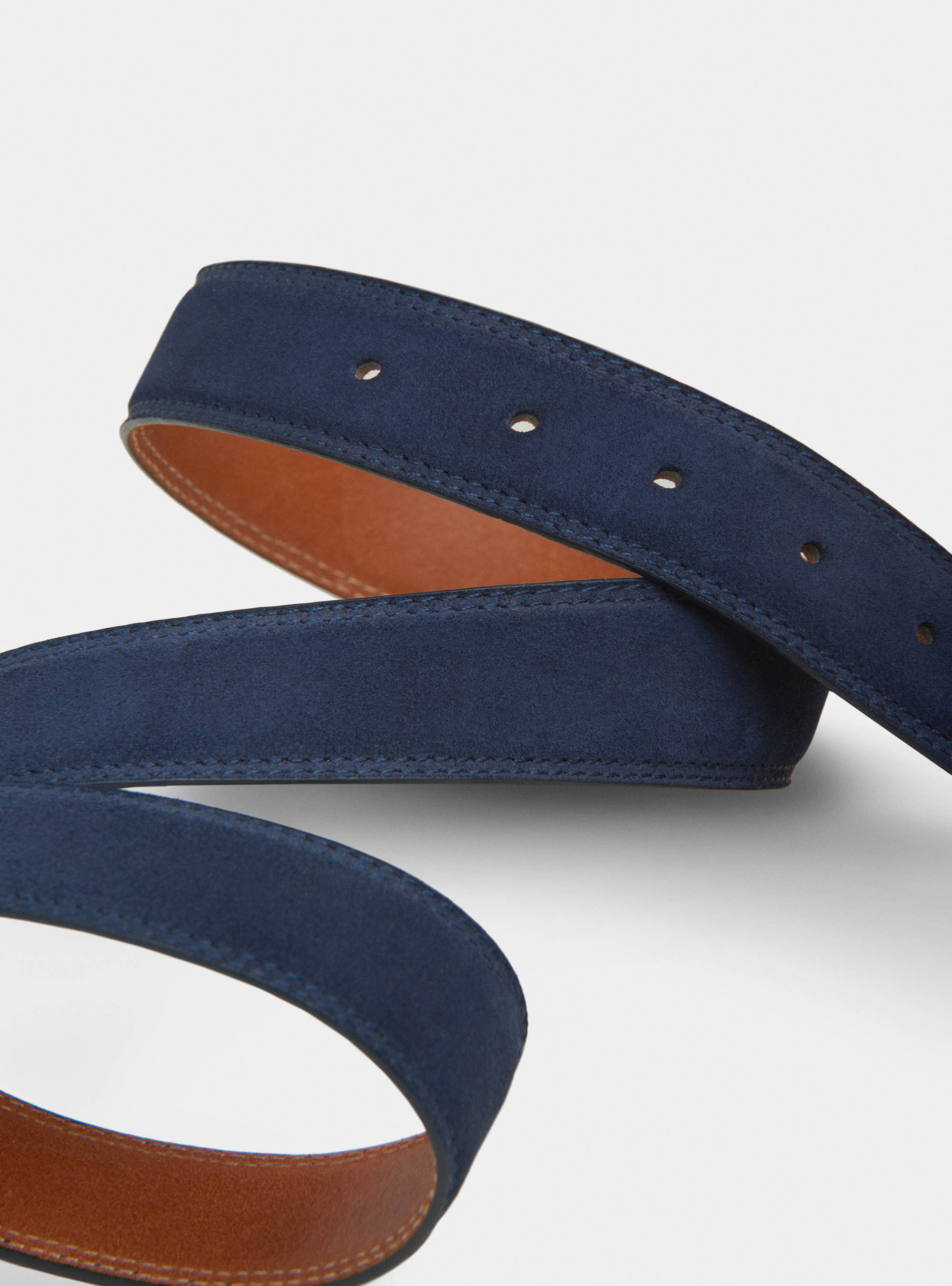 Cintura in suede, BASALTO