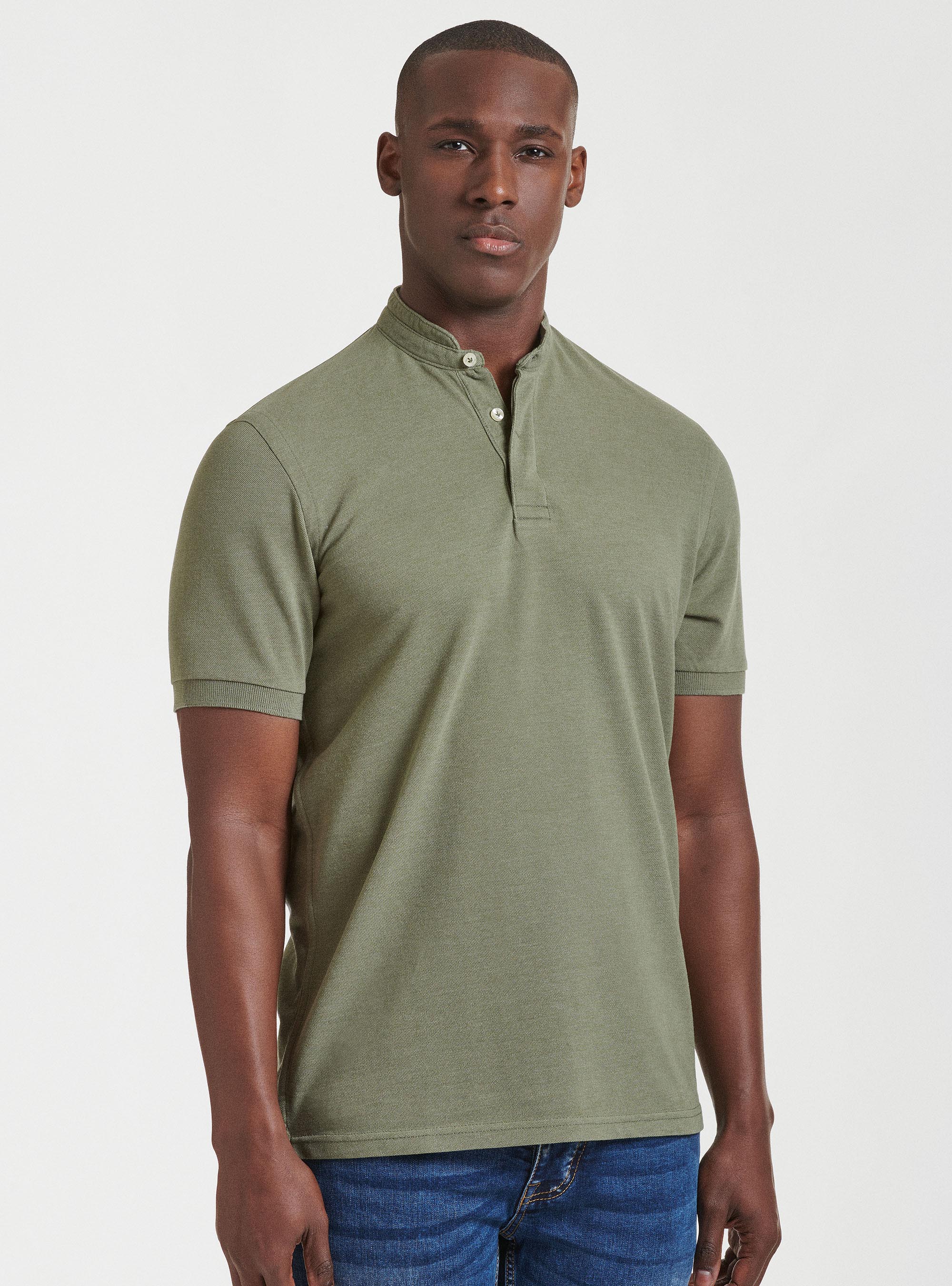 Polo coreana in piquet