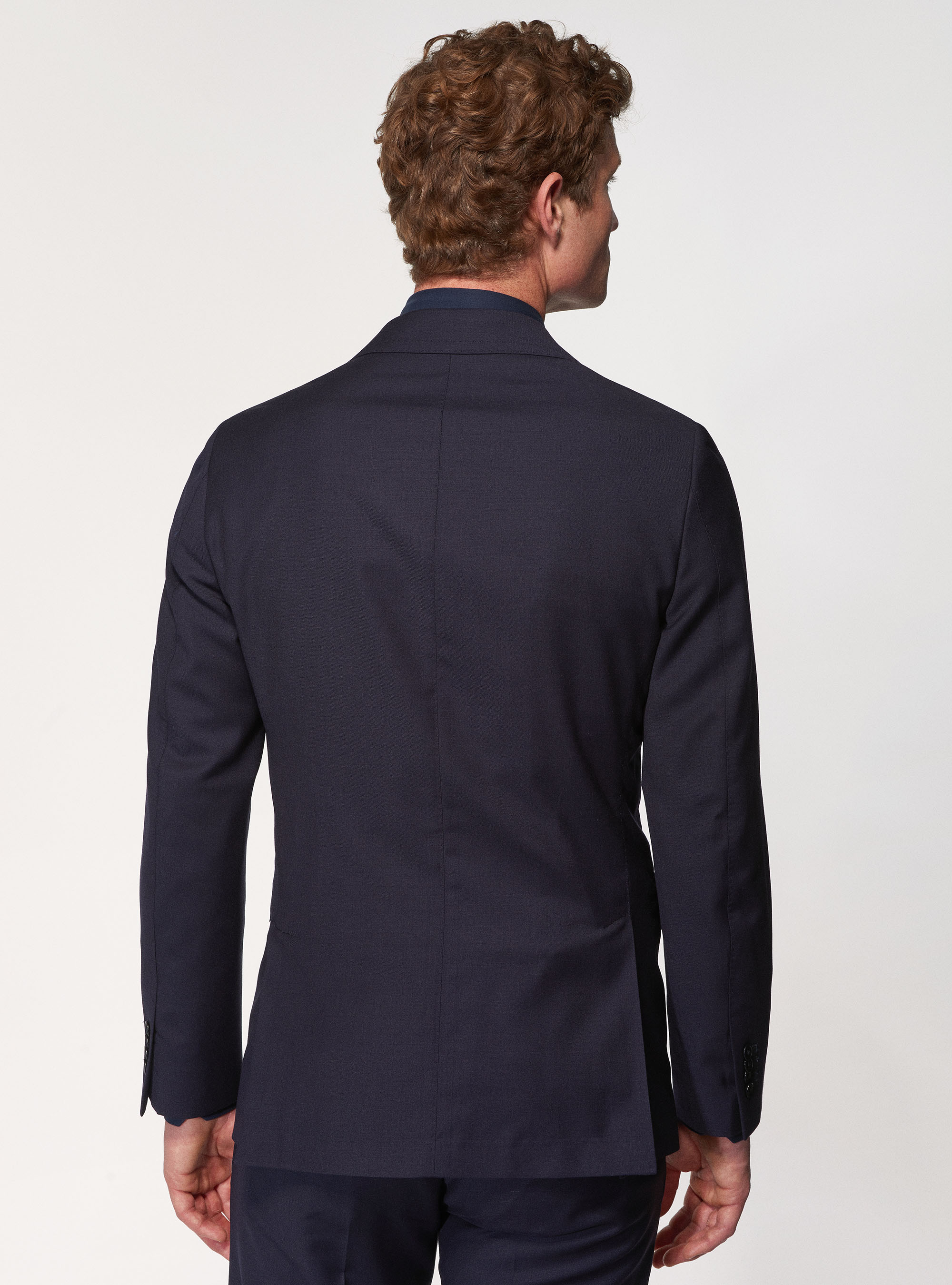 Giacca per abito in pura lana superfine 120's, BLU NAVY