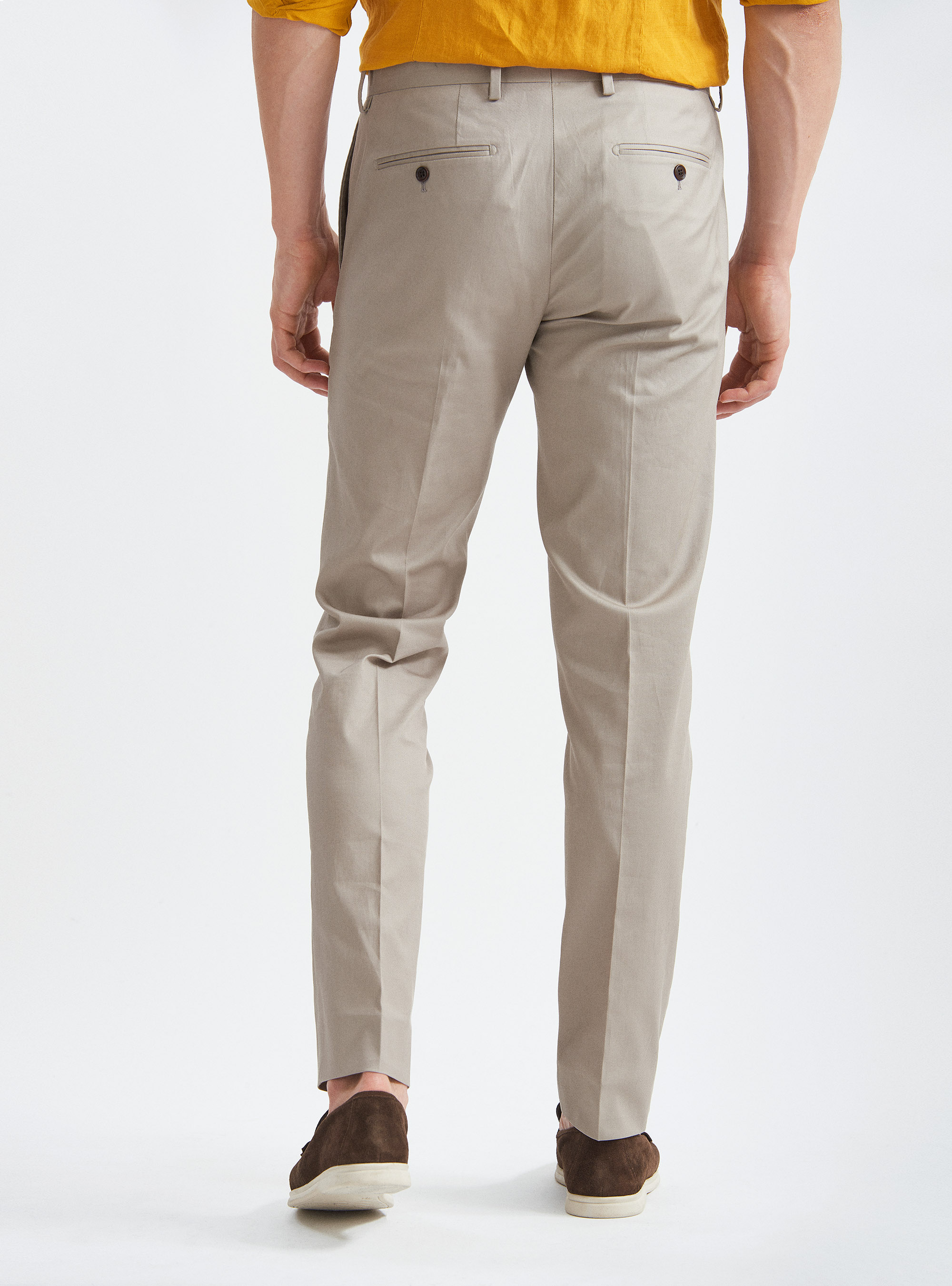 Gutteridge Uomo Abbigliamento Pantaloni e jeans Pantaloni Pantaloni stretch Pantaloni per abito in cotone stretch armaturato 