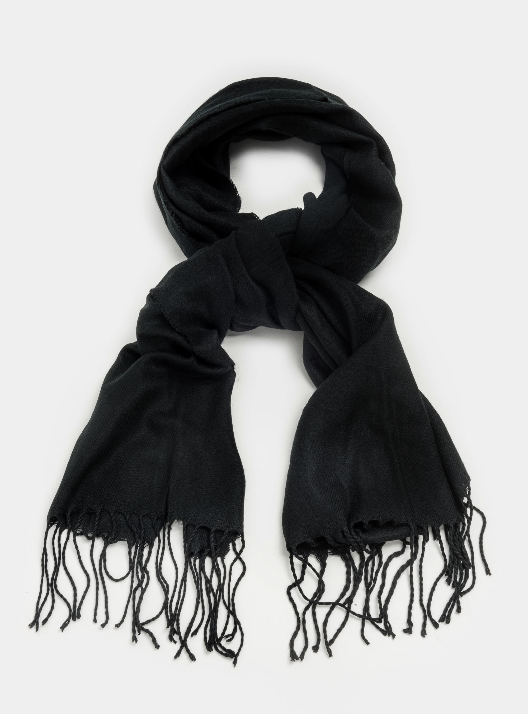 Sciarpa tinta unita, NERO