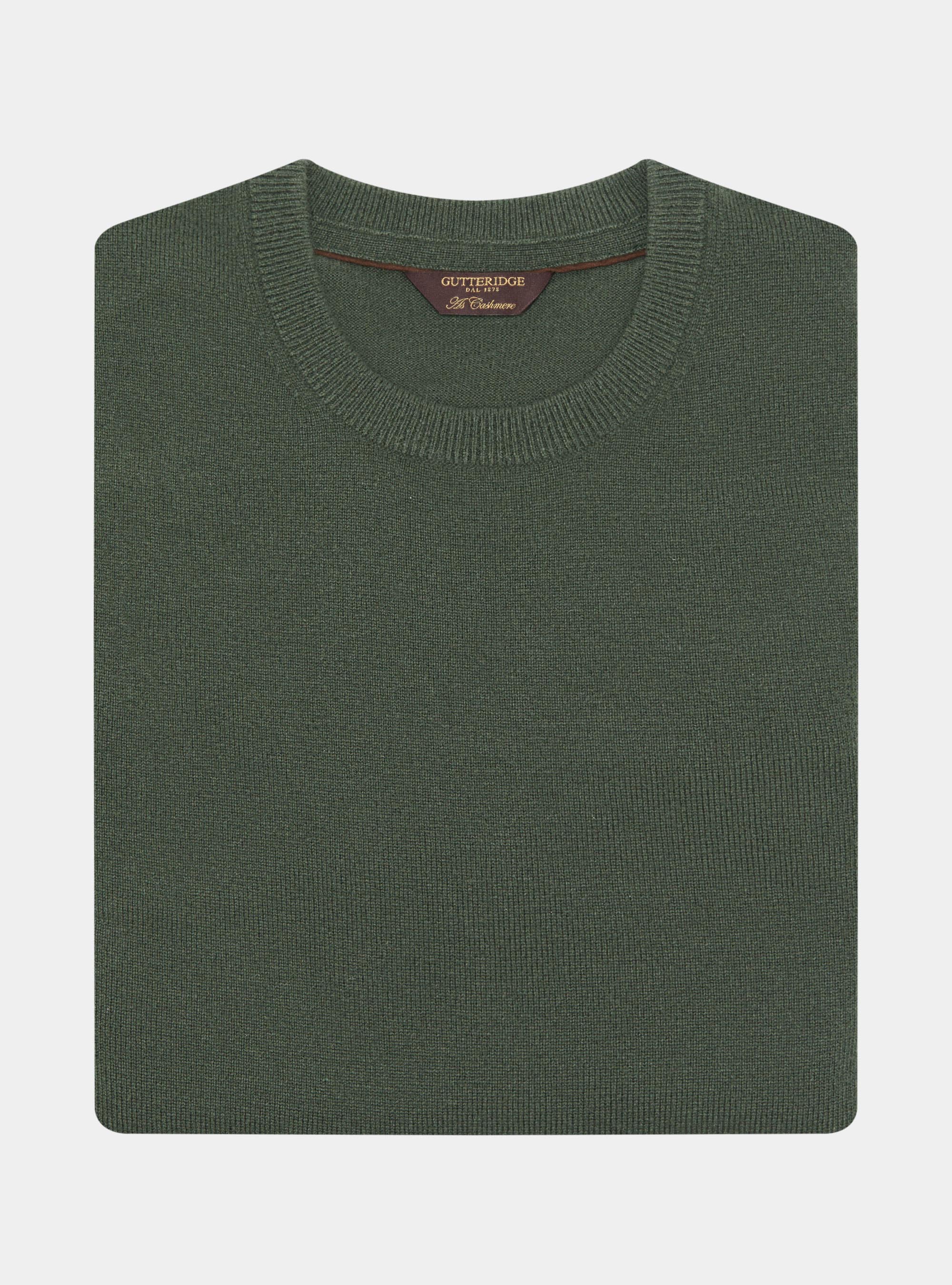 Lambswool and cashmere crewneck sweater, MILITARE 0609C
