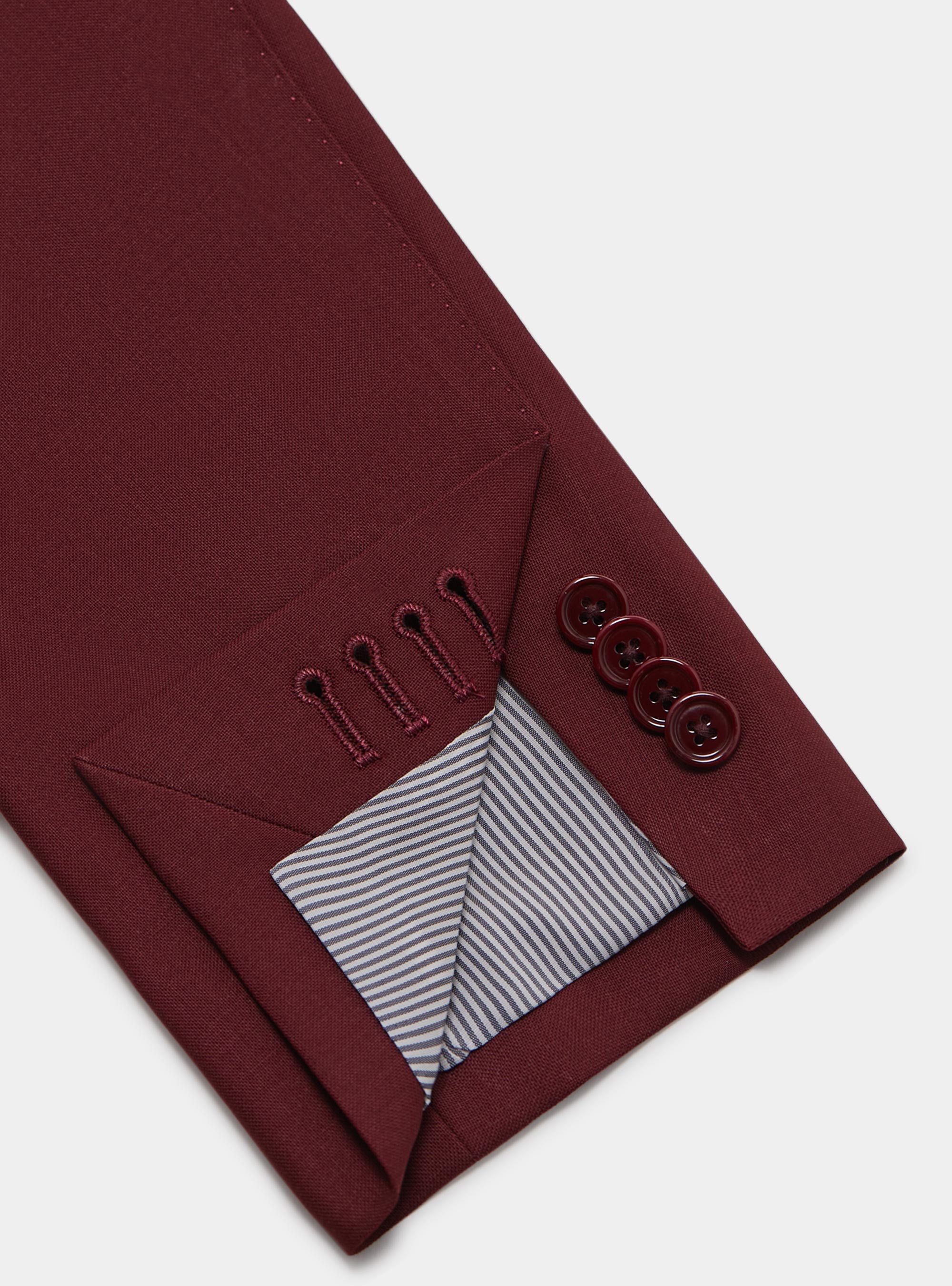 Giacca in pura lana Vitale Barberis Canonico, BORDEAUX