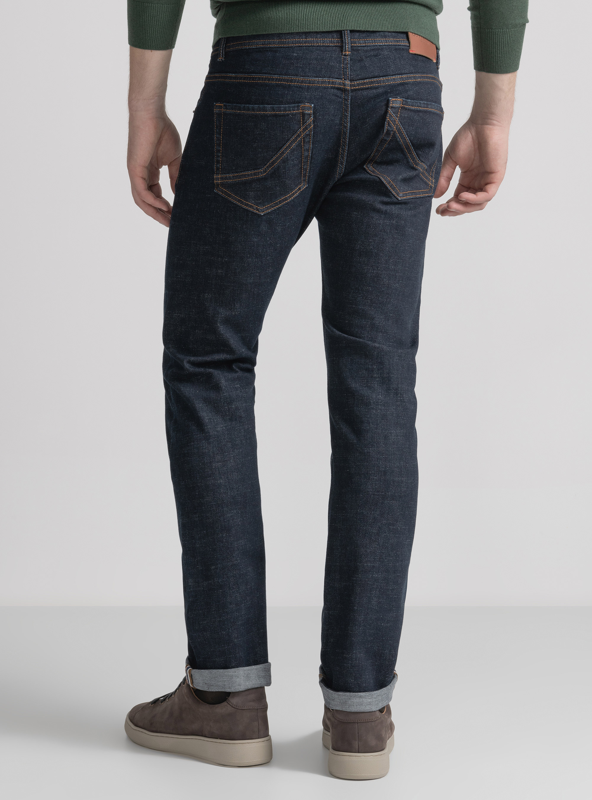 Denim rinse wash, BLU NAVY