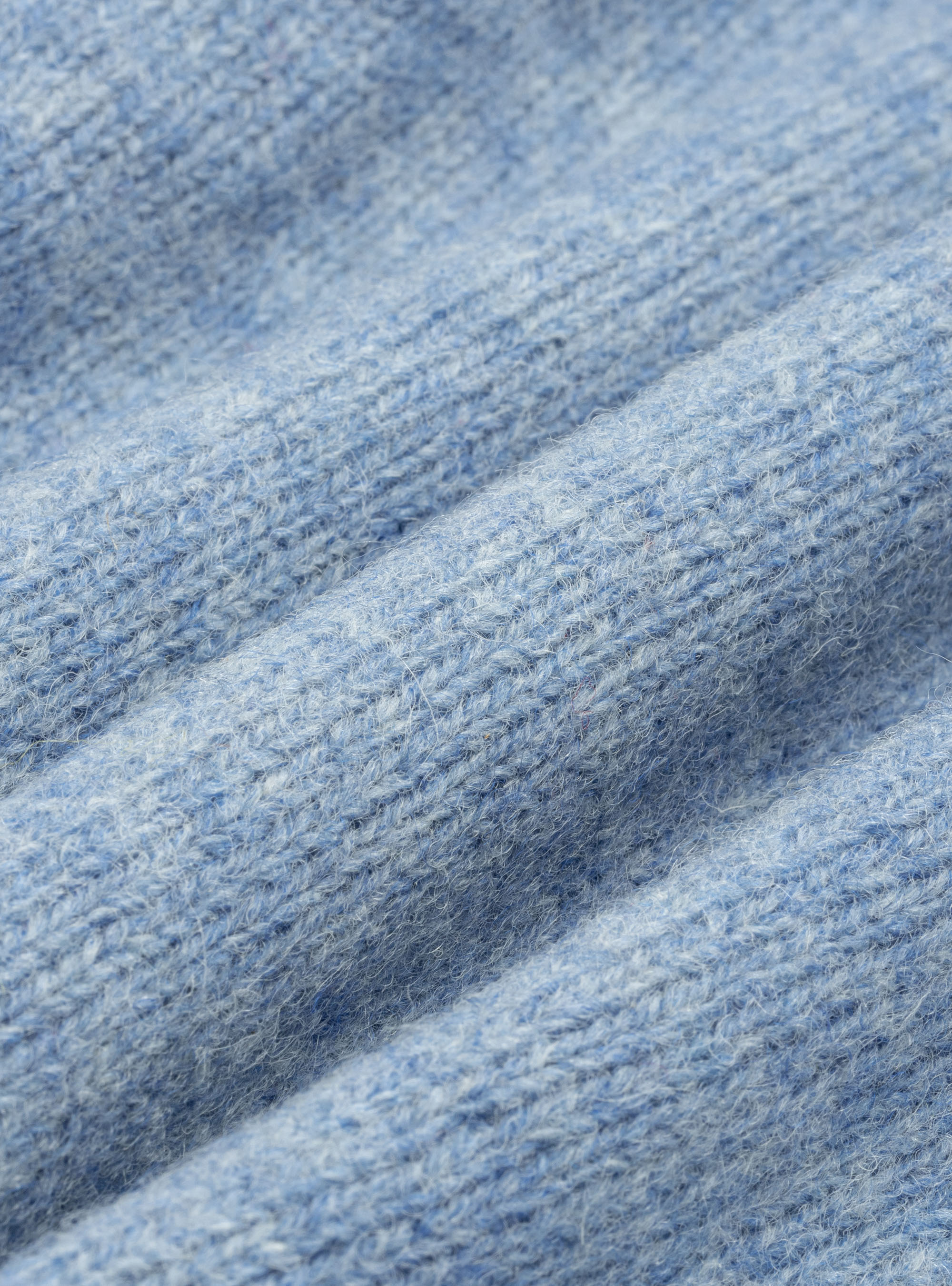 Maglia in pura lana Shetland, AZZURRO