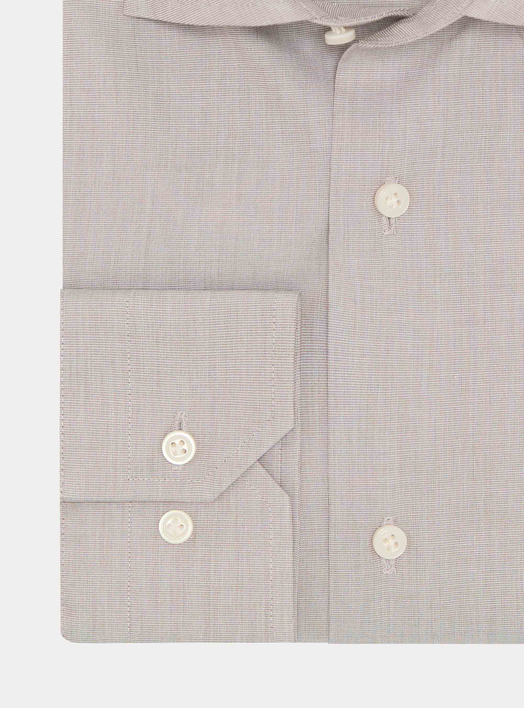 Cotton shirt fil a fil, MUD