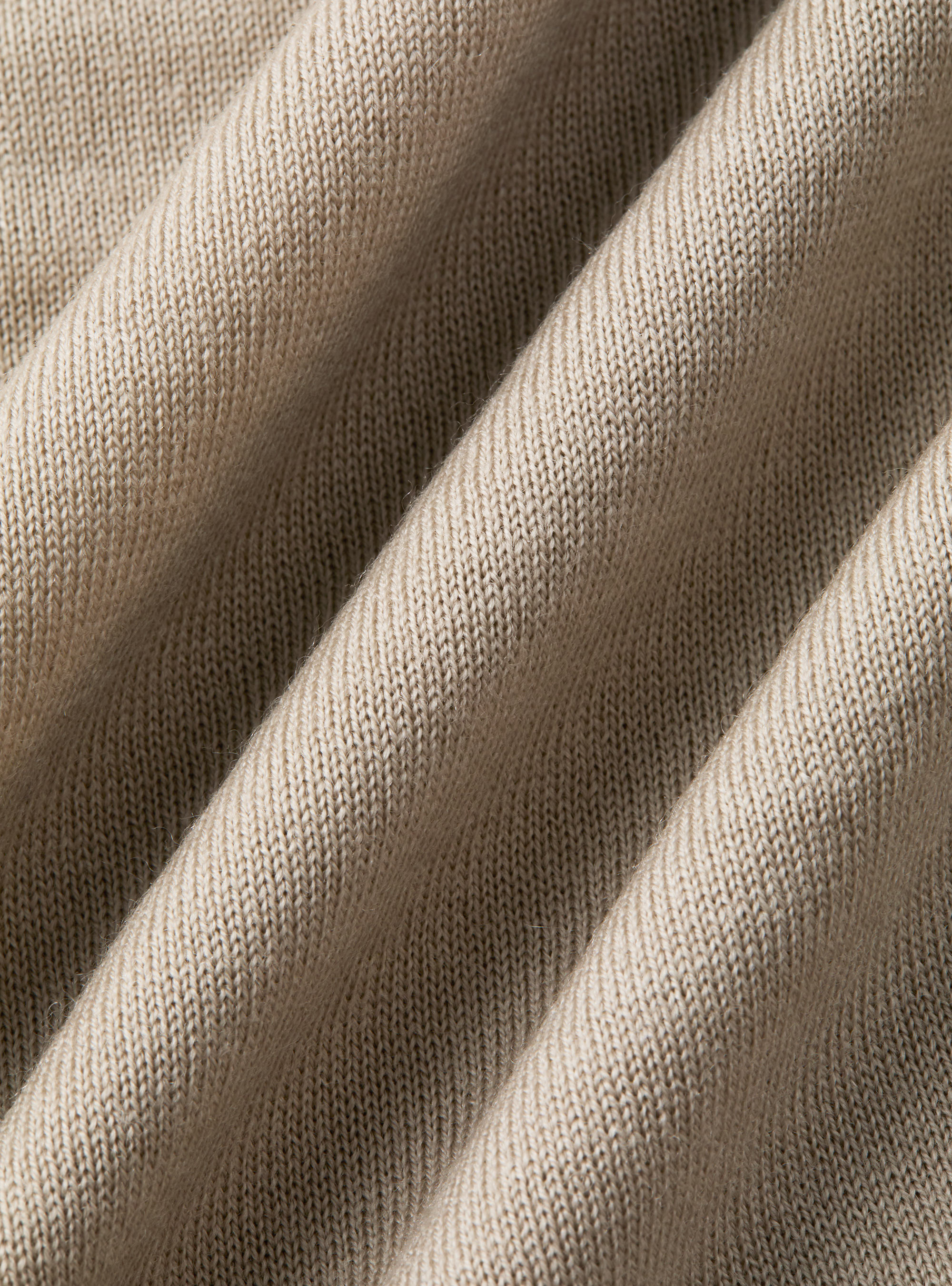 Polo de lana merina extrafina, ARENA