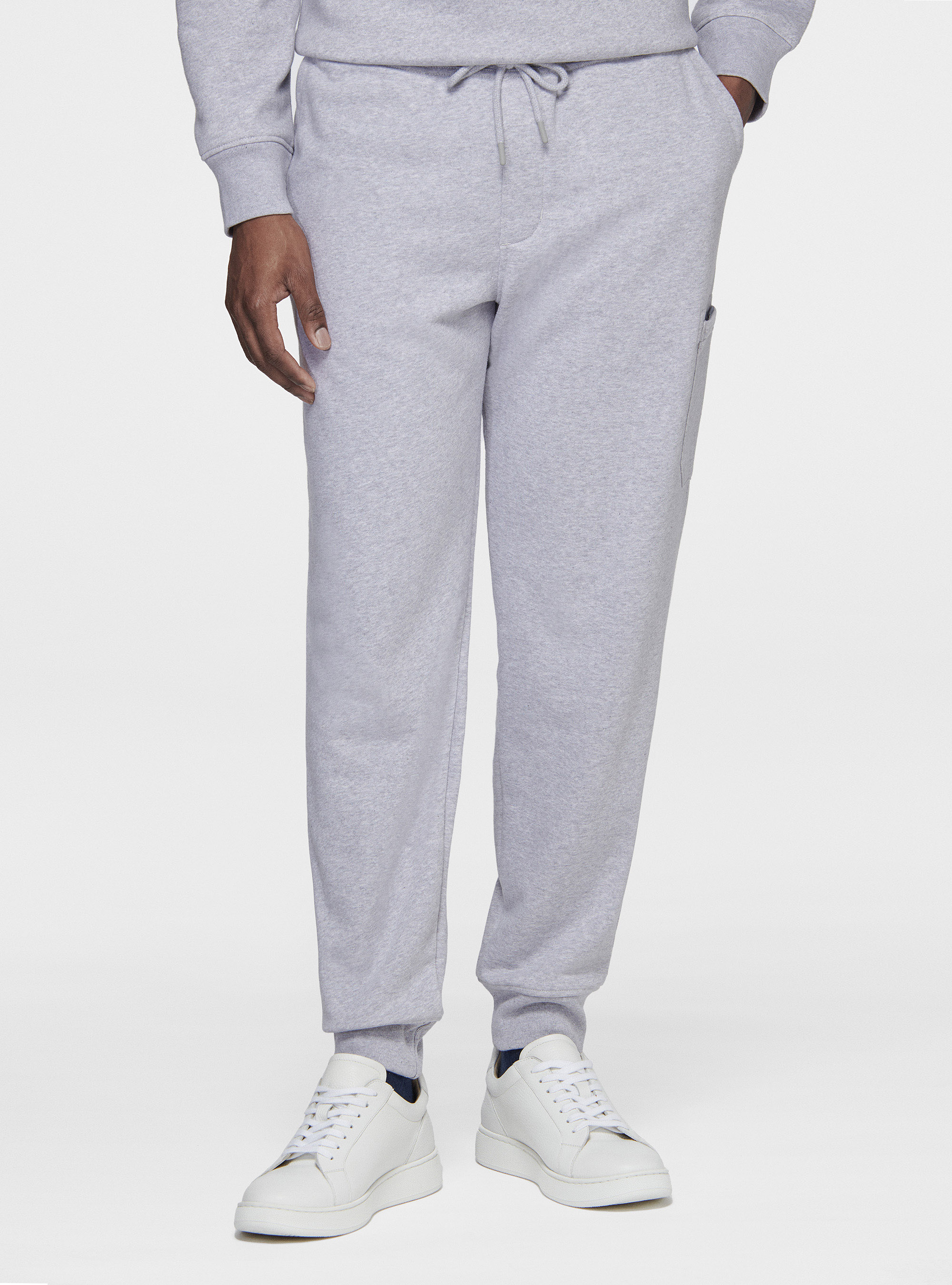 Pantaloni di felpa, GRIGIO MELANGE 0151C