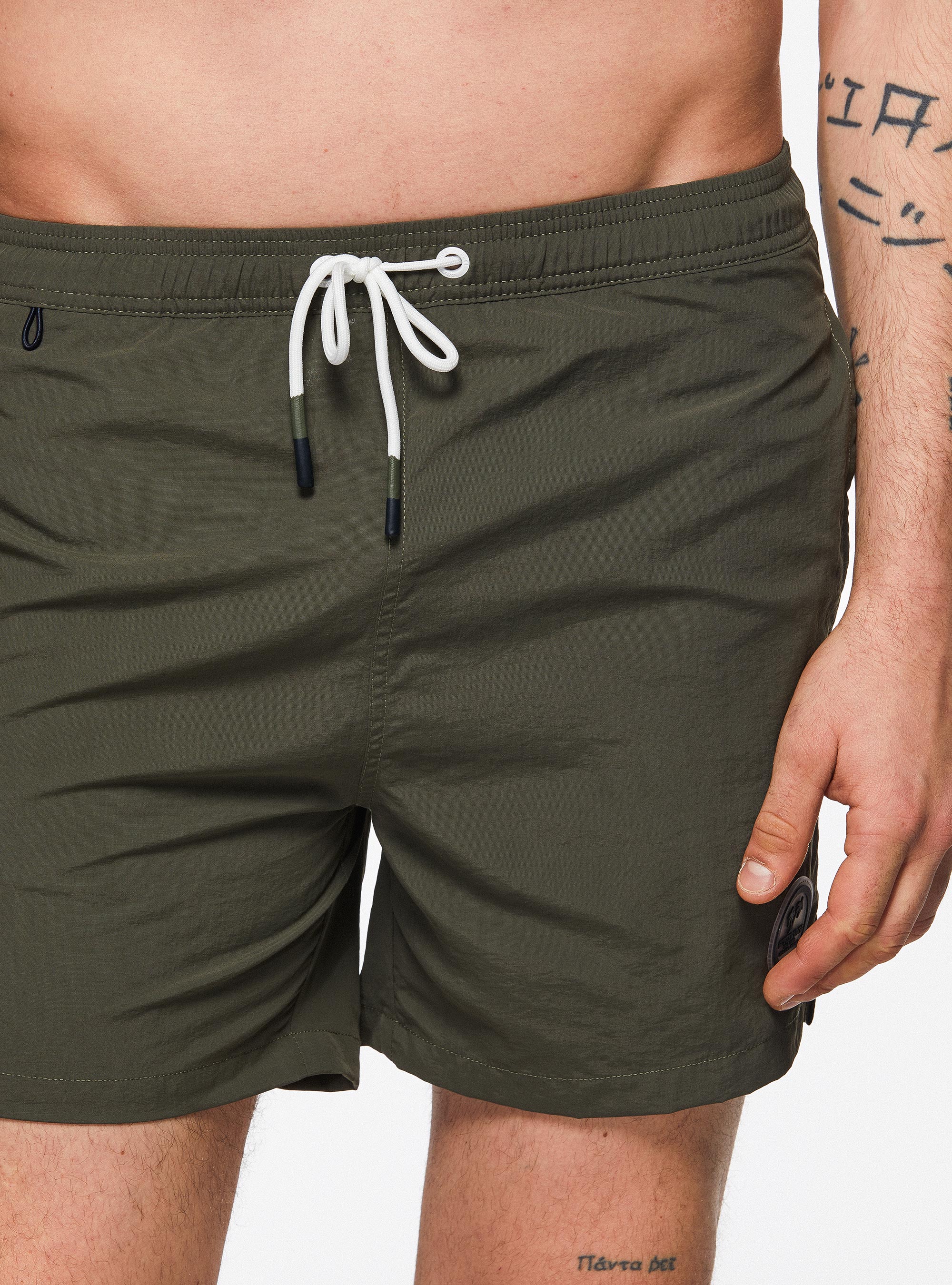 Costume da bagno tinta unita, MILITARE 0609C