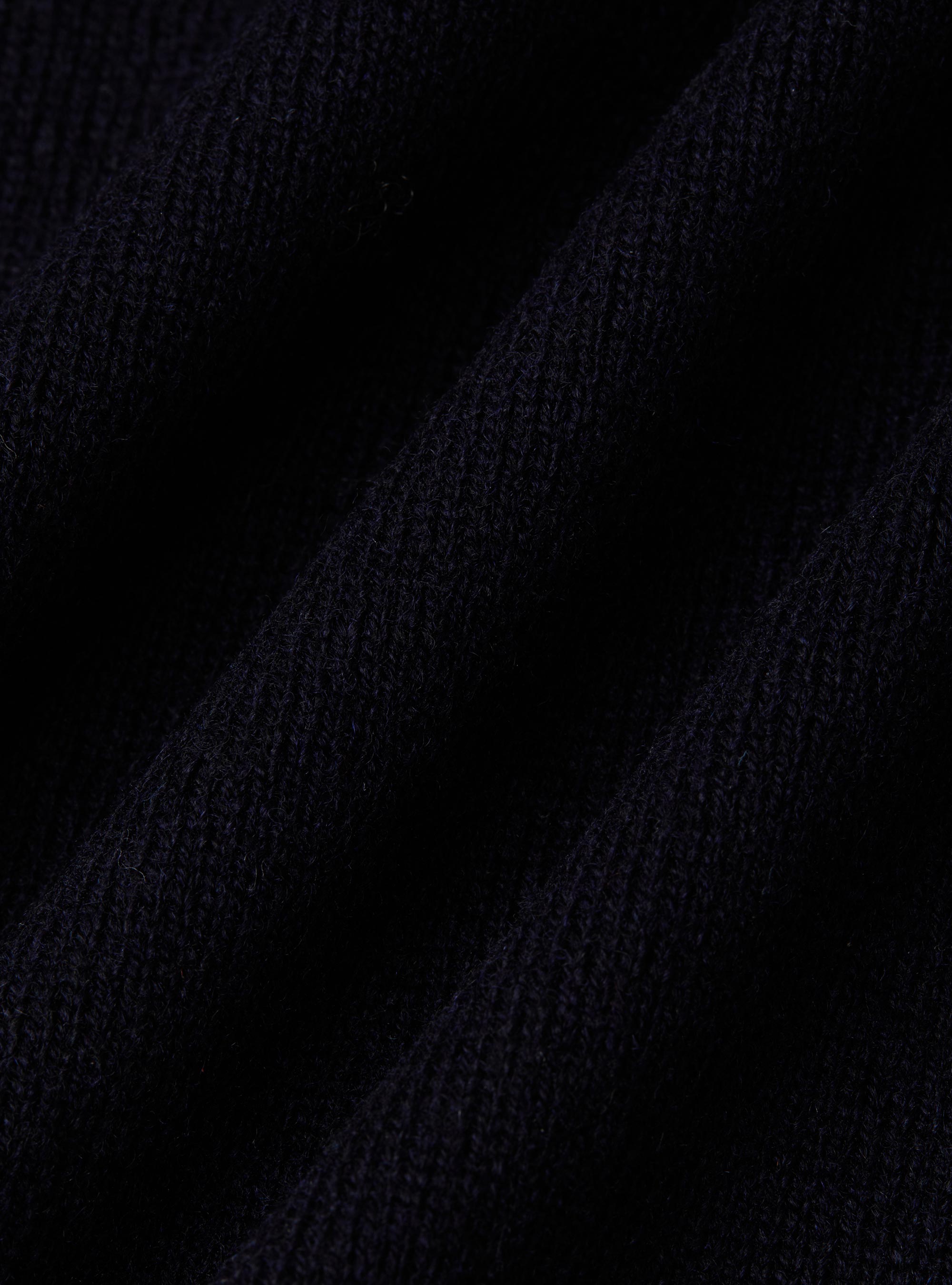 Knitted wool-blend buttoned vest, NAVY BLUE