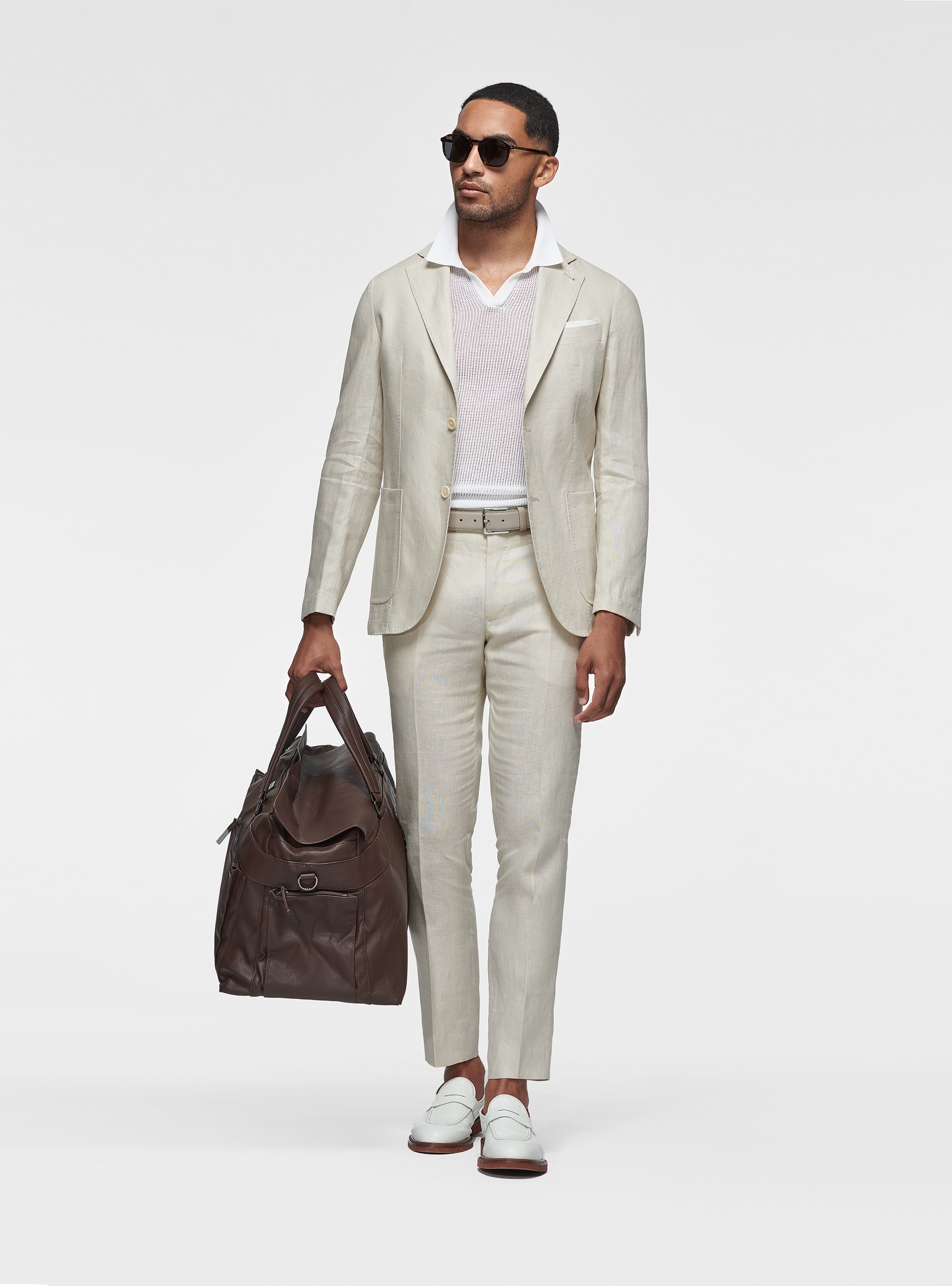 Veste en pur lin, &Atilde; CRU