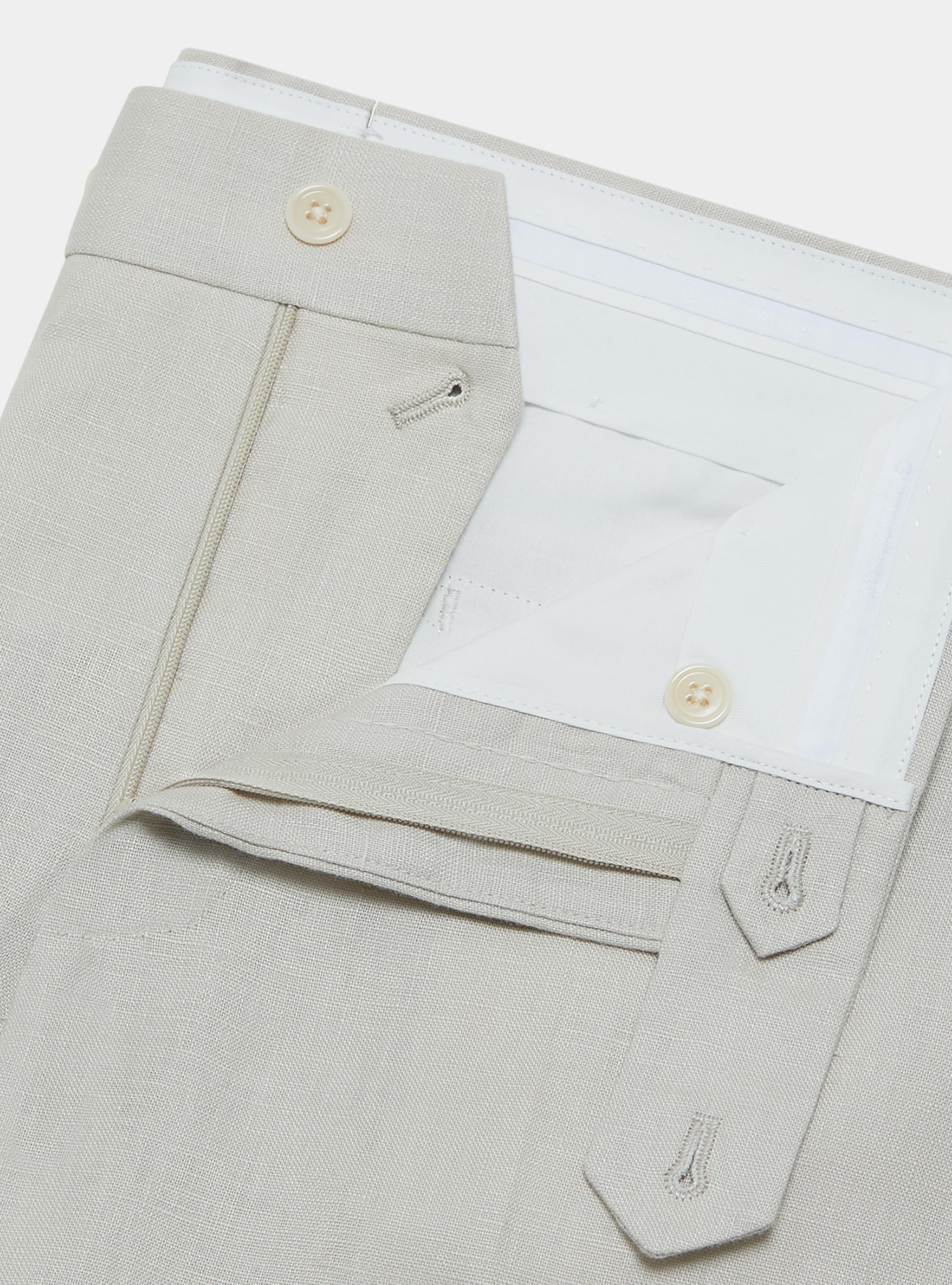 Pantalon en lin pur, &Atilde; CRU