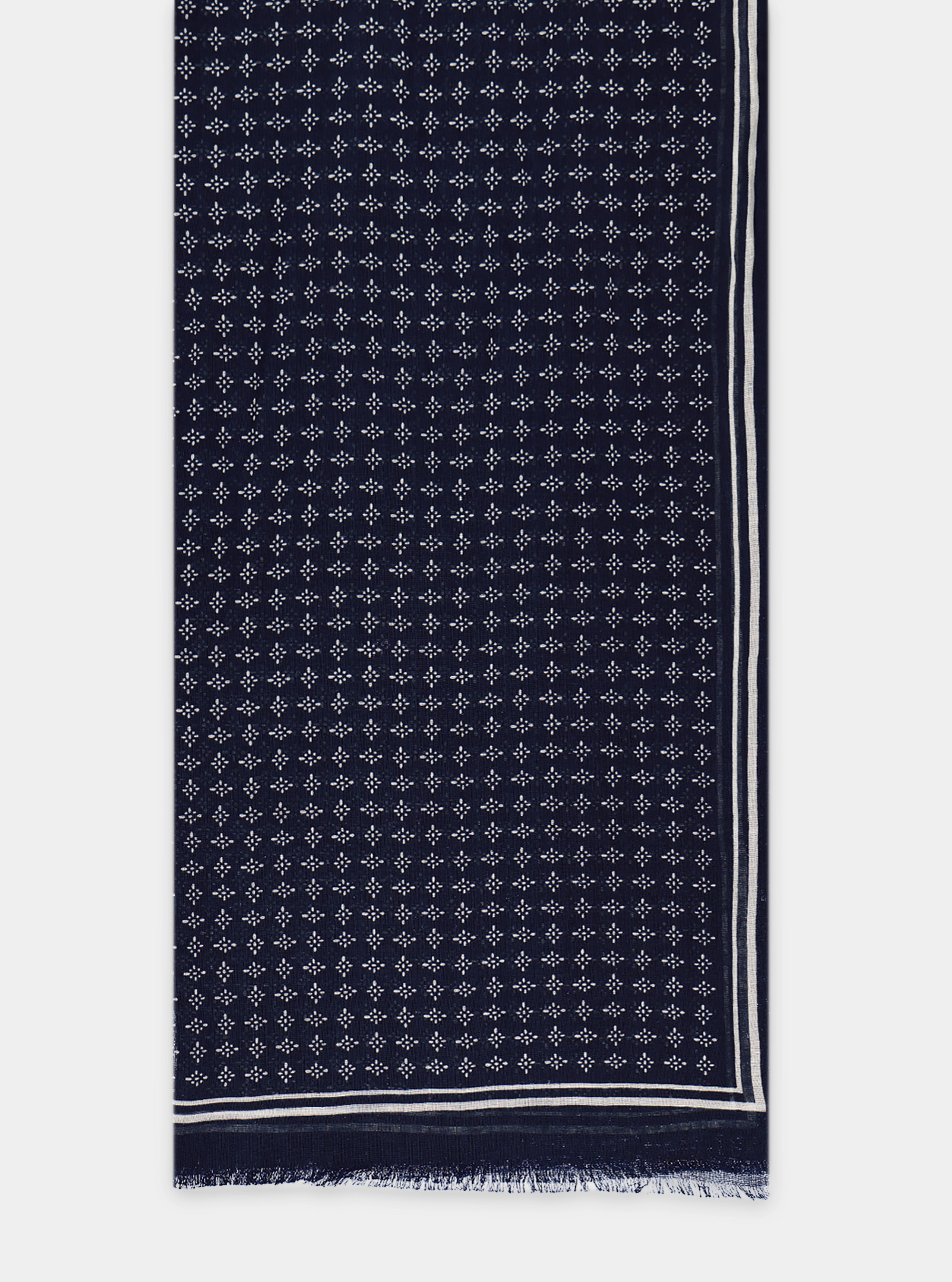 Fancy scarf, NAVY BLUE