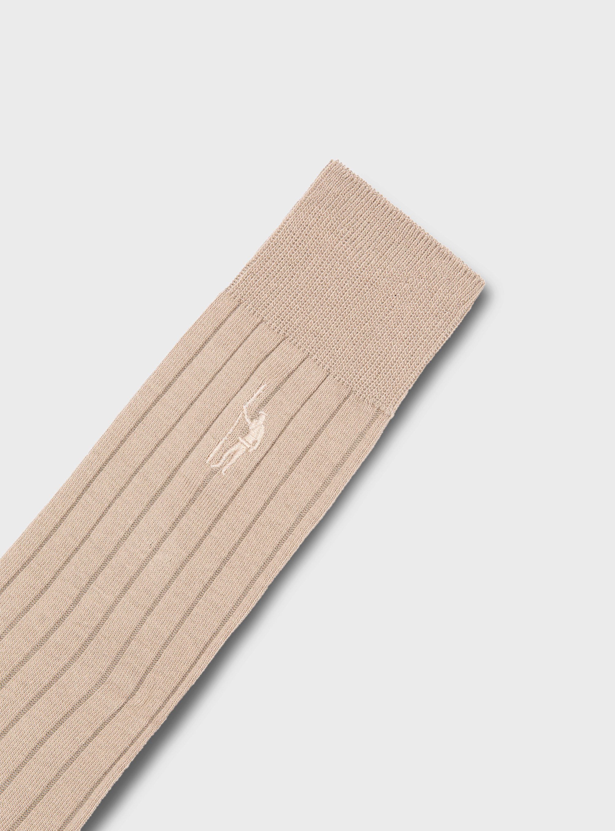 Calcetines de canalé con bordado, ARENA