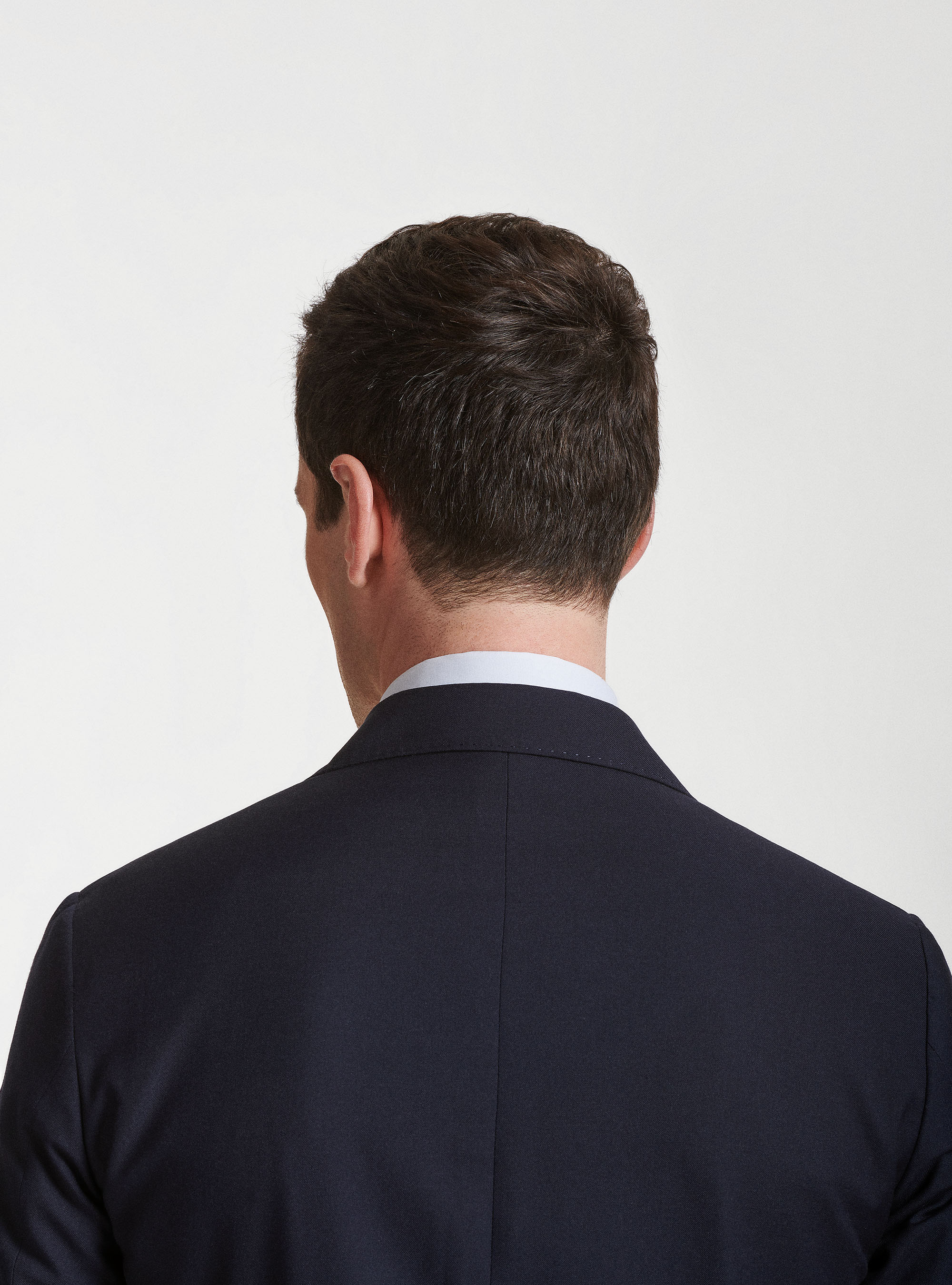 Slim-fit suit blazer, NAVY BLUE