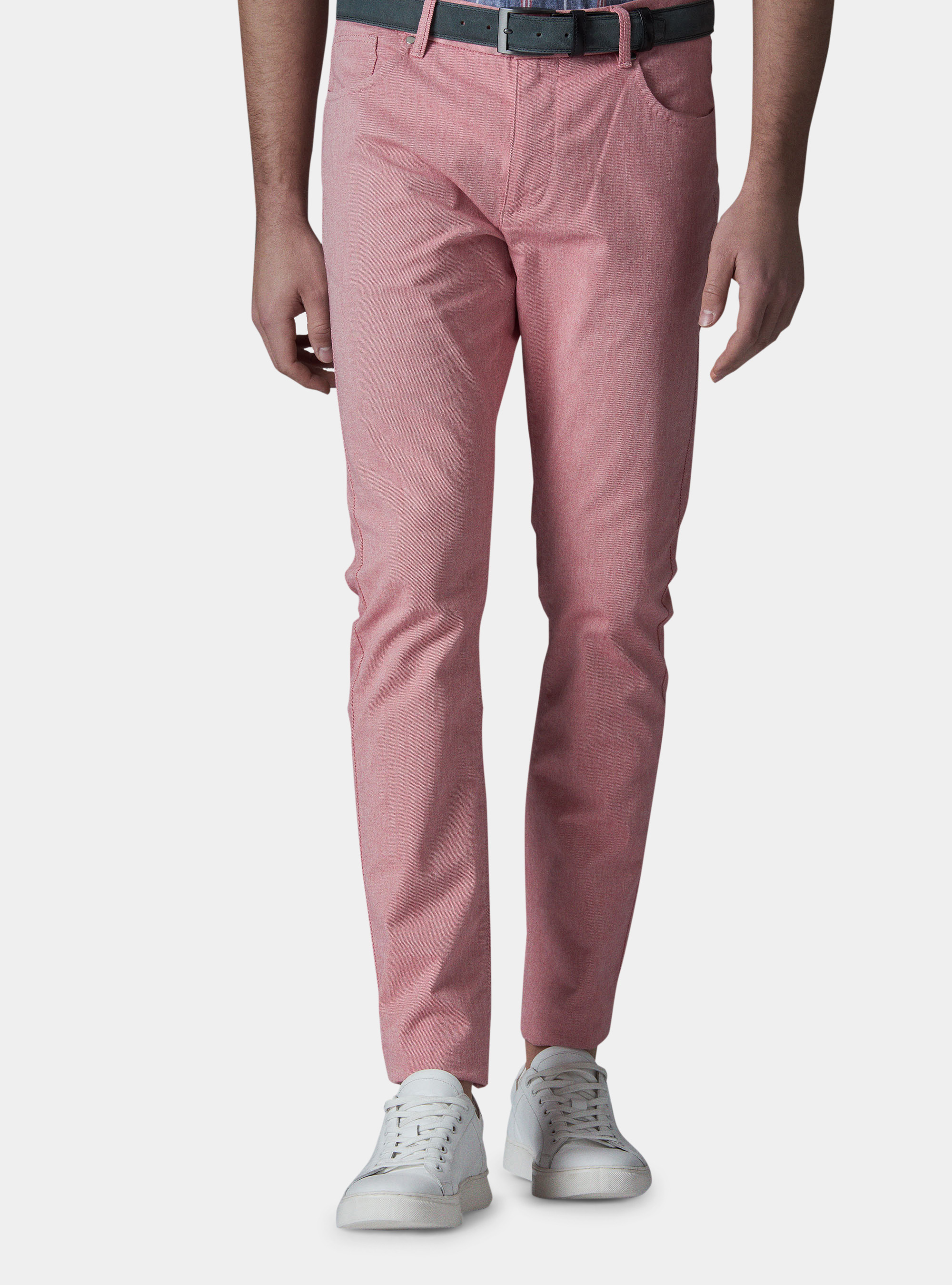 Pantaloni in gabardina di cotone