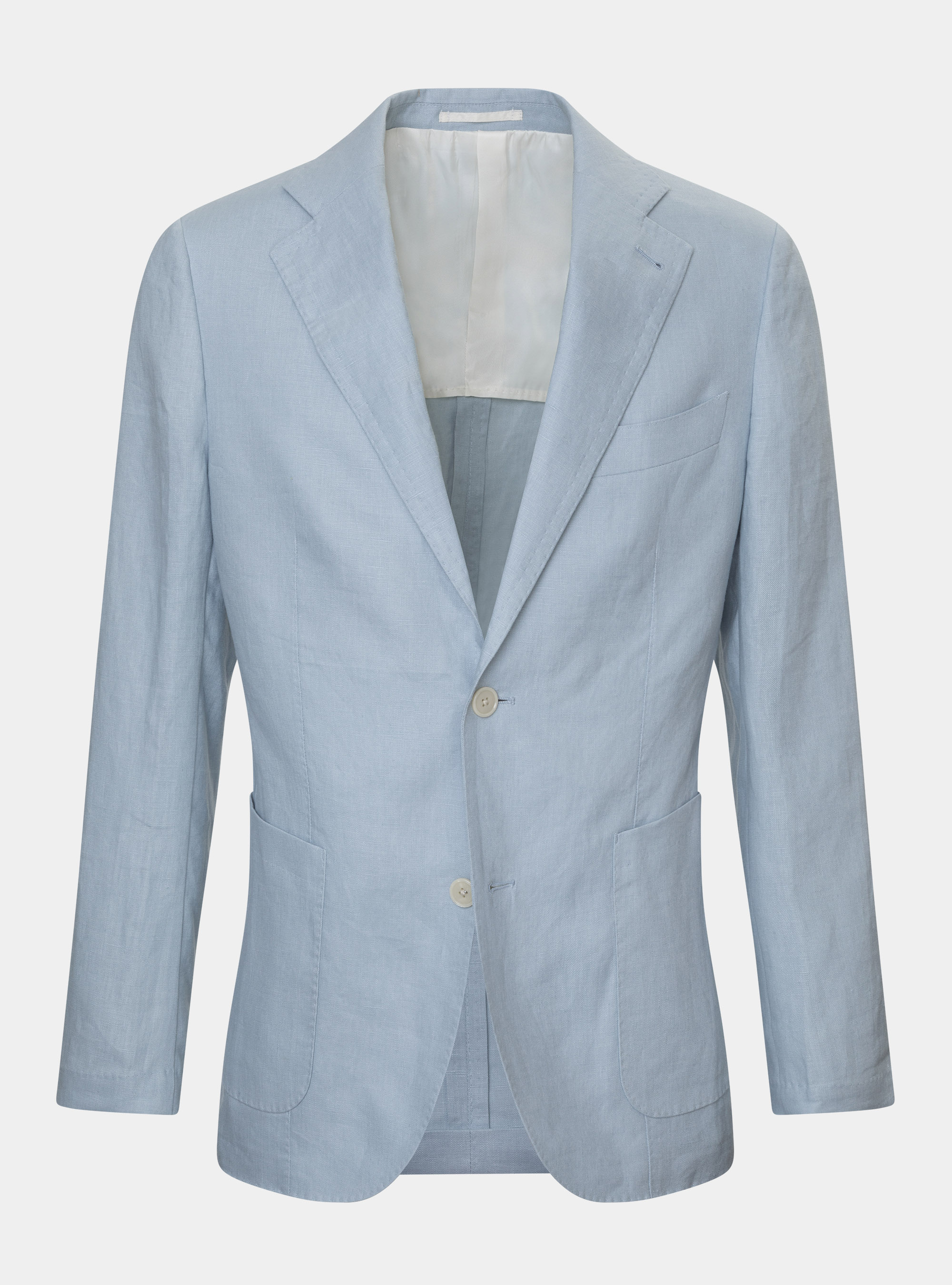 Pure linen suit blazer, LIGHT BLUE