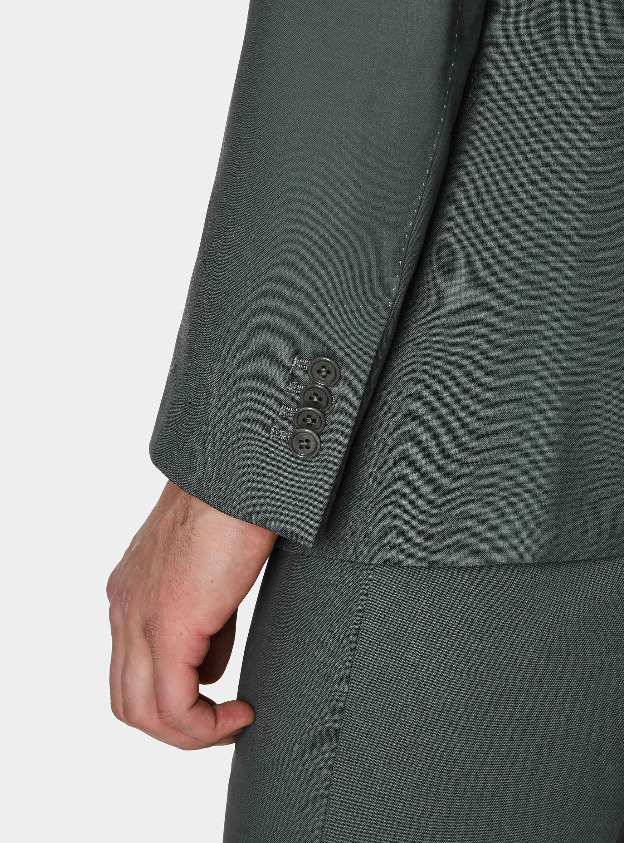 Vitale Barberis Canonico pure wool suit blazer, SALVIA 0602C