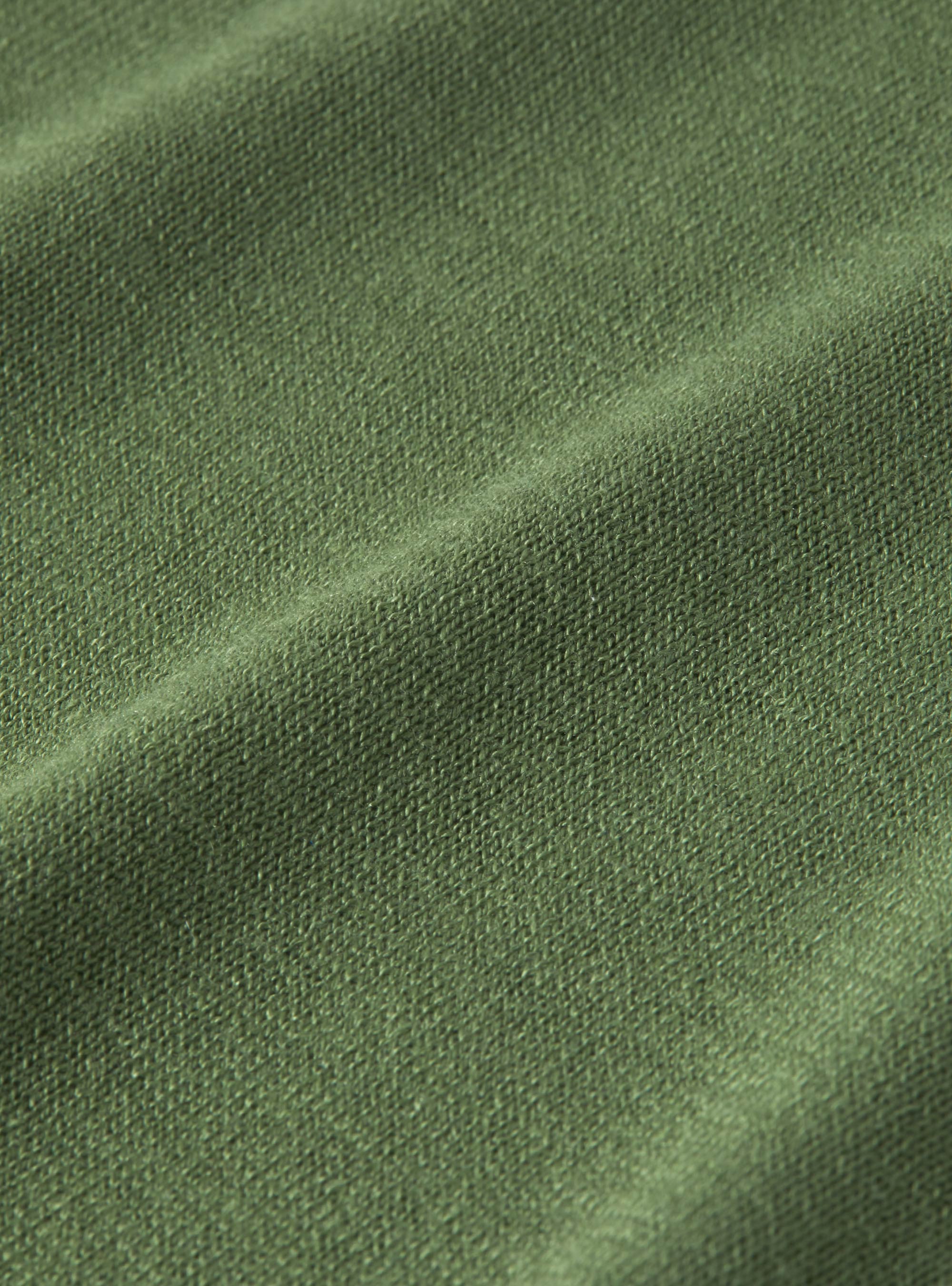 Silk and cotton crew-neck sweater, OLIVE